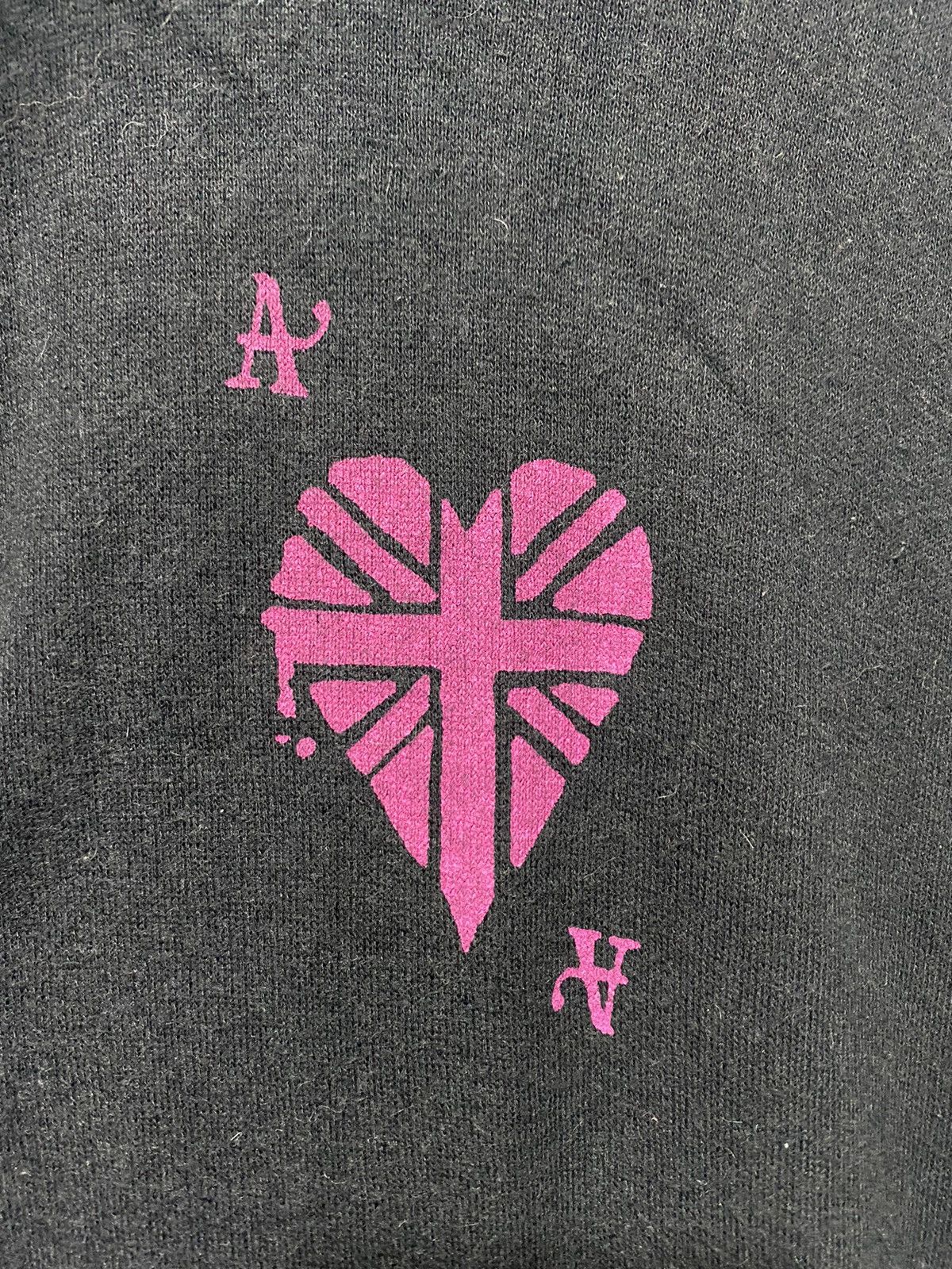 Japanese Brand Japan Algonquins cross anarchy skull fur hoodie Size US L / EU 52-54 / 3 - 12 Thumbnail