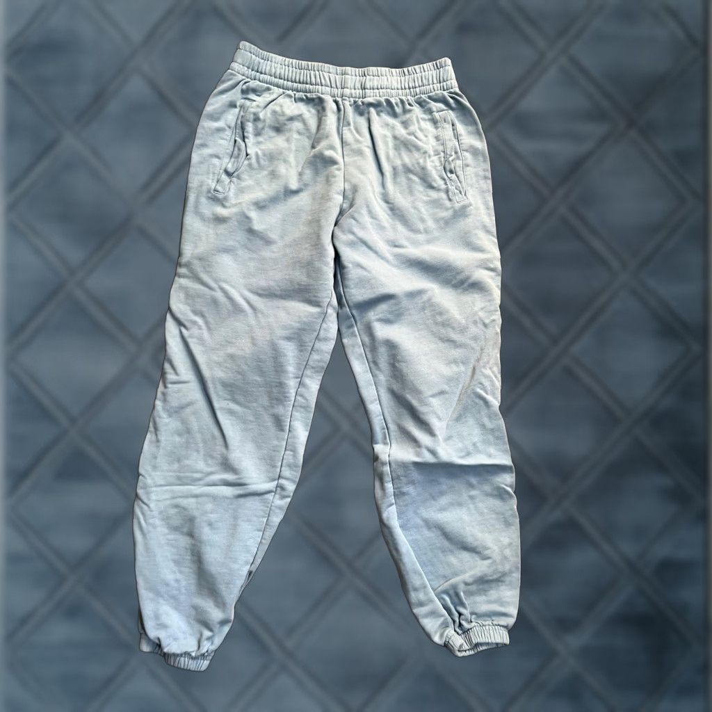Calvin Klein Calvin Klein Fleece Jogger Mens Blue CK Retro Monogram Logo Sweatpants Small Size US 29 - 1 Thumbnail