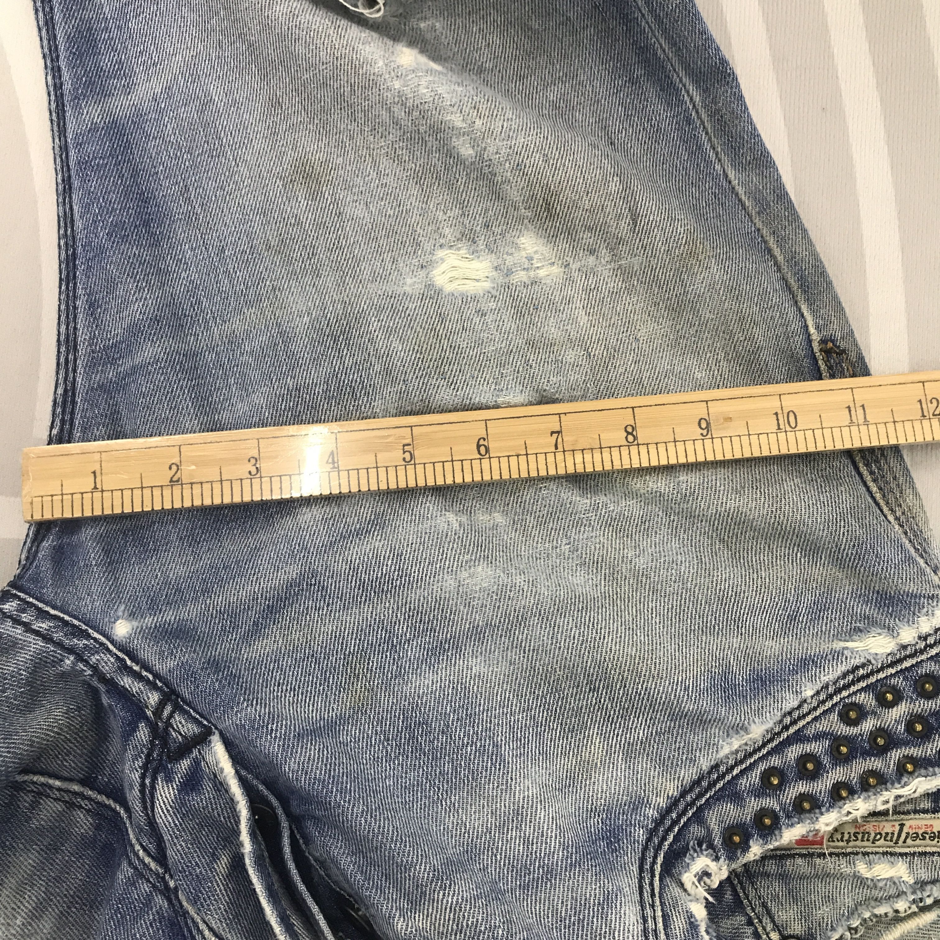 Diesel × Vintage Vintage Diesel Punk design Industry Distressed Jeans pants Size US 32 / EU 48 - 5 Thumbnail