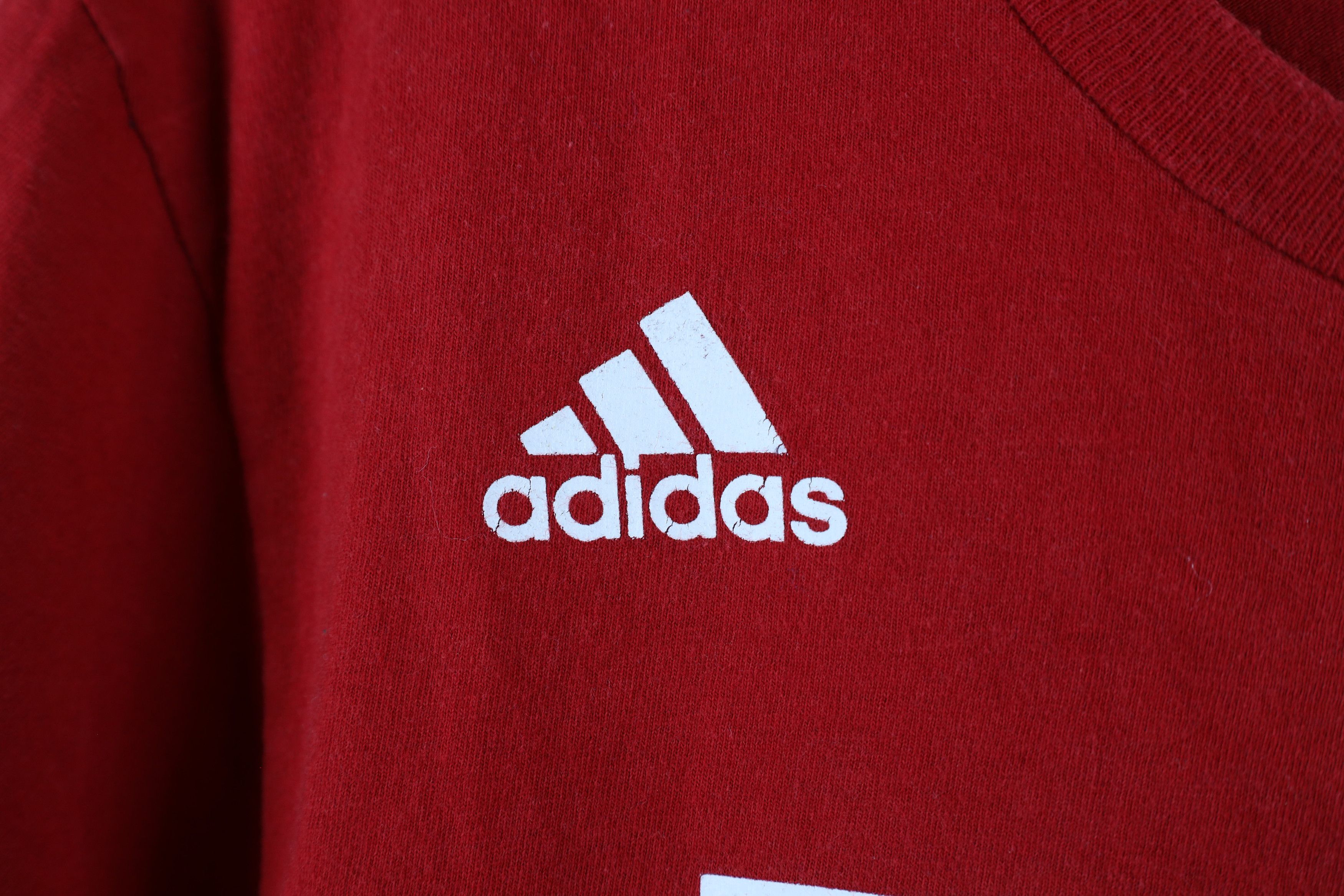 Adidas × Vintage Adidas Spell Out MLS New York Red Bull Soccer T-Shirt Red Size US M / EU 48-50 / 2 - 5 Thumbnail