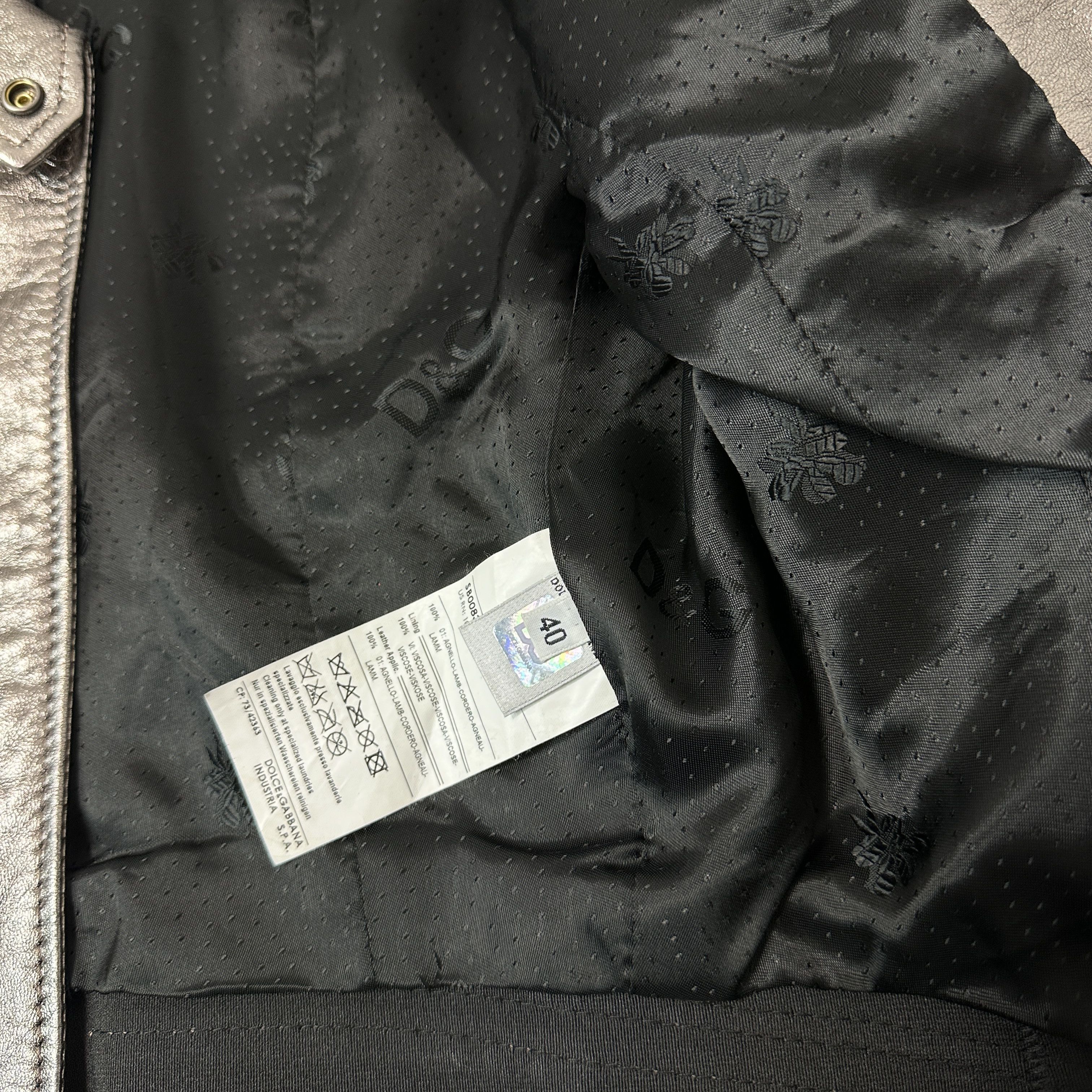 Dolce & Gabbana Vintage Leather Buckle Fitted Dolce&Gabbana Jacket 00s Size S / US 4 / IT 40 - 6 Thumbnail
