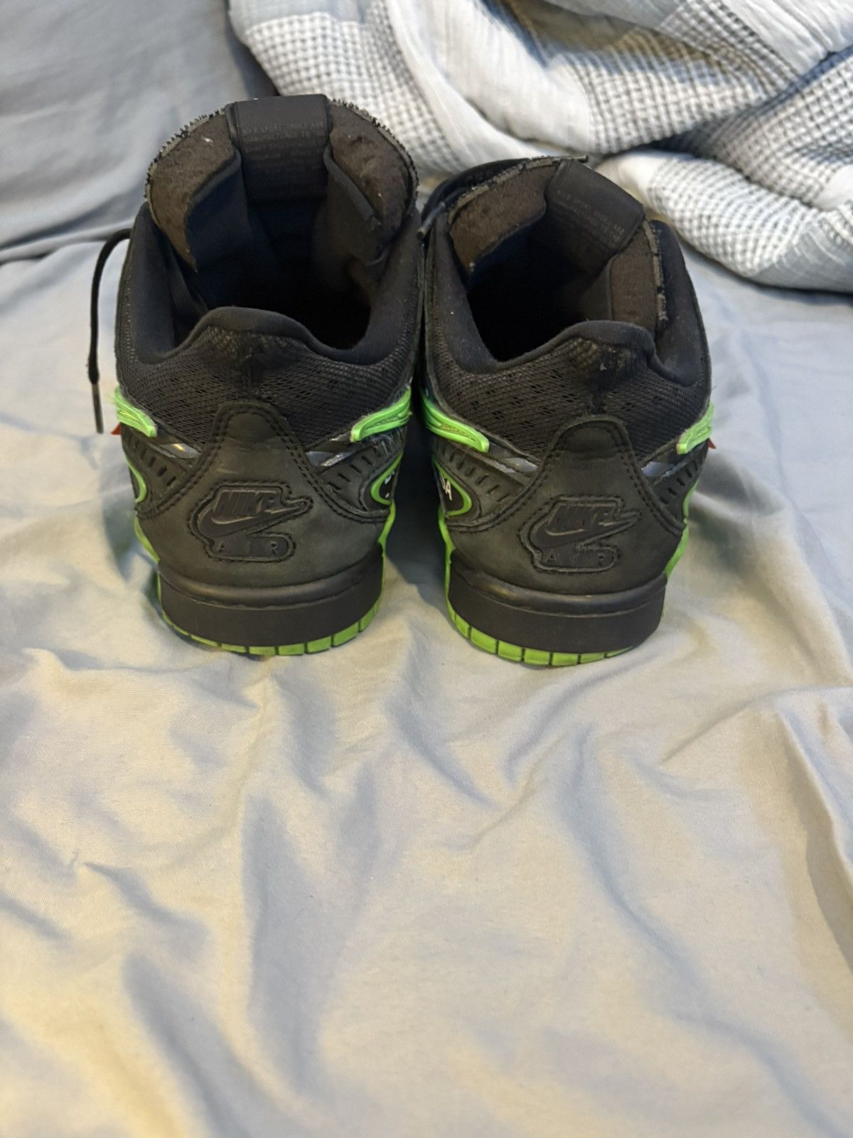 Off-White Off White x Air Rubber Dunk Green Strike Size US 10 / EU 43 - 4 Thumbnail