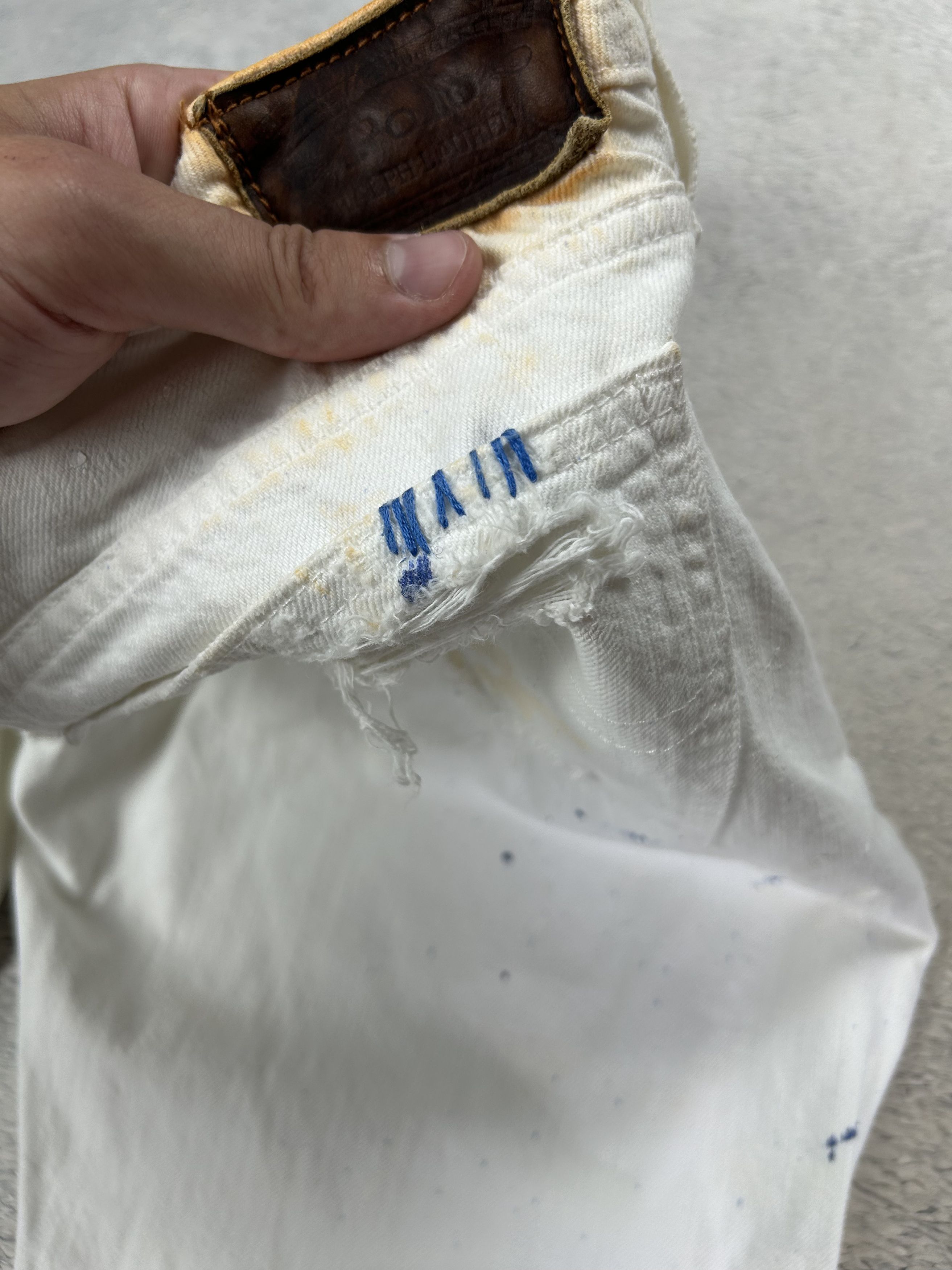 Ralph Lauren × Vintage Ralph Lauren Jeans Distressed denim Ripped Multicolour Size US 32 / EU 48 - 11 Thumbnail