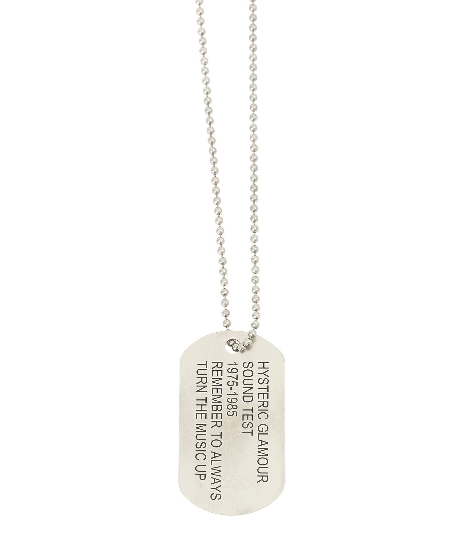 Hysteric Glamour Hysteric Glamour Guitar Girl Dog Tag Size ONE SIZE - 2 Thumbnail