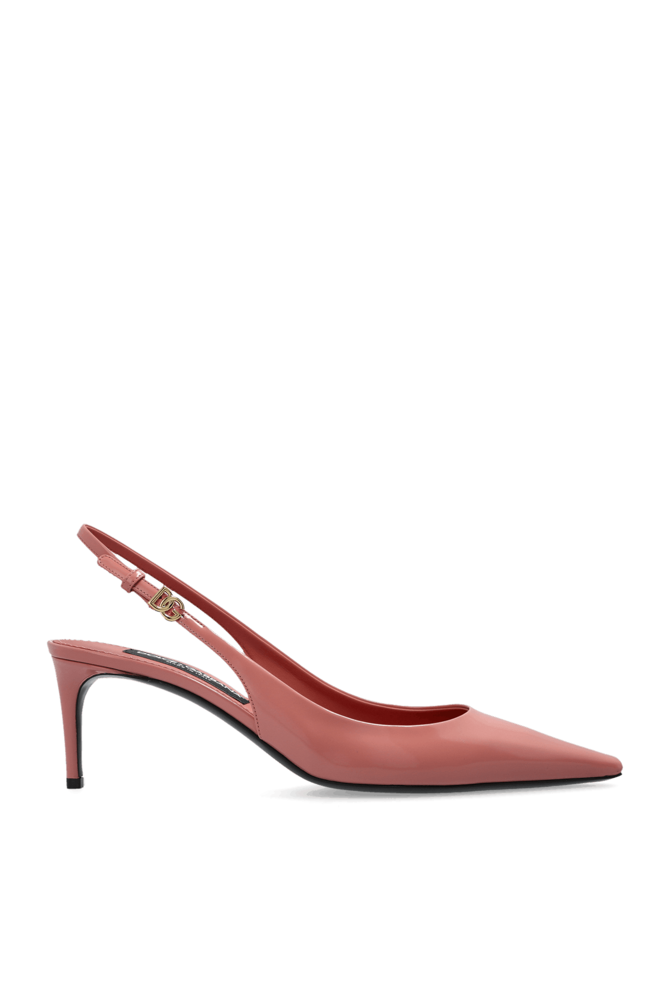 Dolce & Gabbana o1s22i1n0225 Patent Leather Slingback Pumps in Pink Size US 6 / IT 36 - 1 Thumbnail