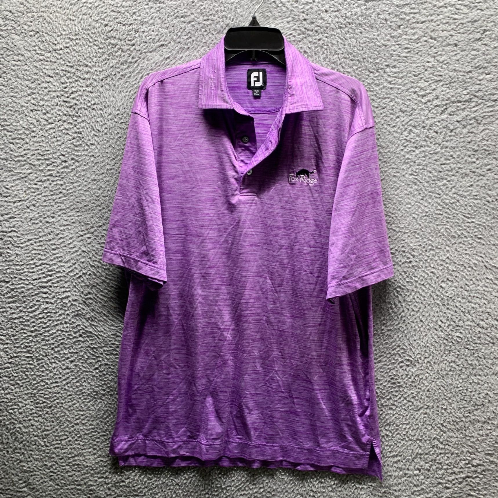 Footjoy FootJoy Polo Shirt Adult Large Purple Pastel Golf Mens Polo Short Sleeve Collared Stretch Casual 90s Sports FootJoy Men Size US L / EU 52-54 / 3 - 2 Thumbnail