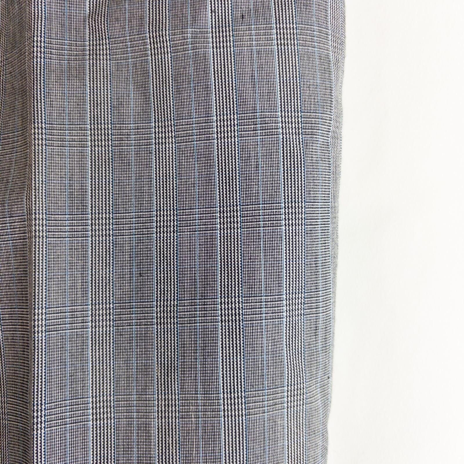 Other Tracy Evans Vintage Black Plaid Check Pants Womens 11 Large Size 36" / US 14 / IT 50 - 5 Thumbnail