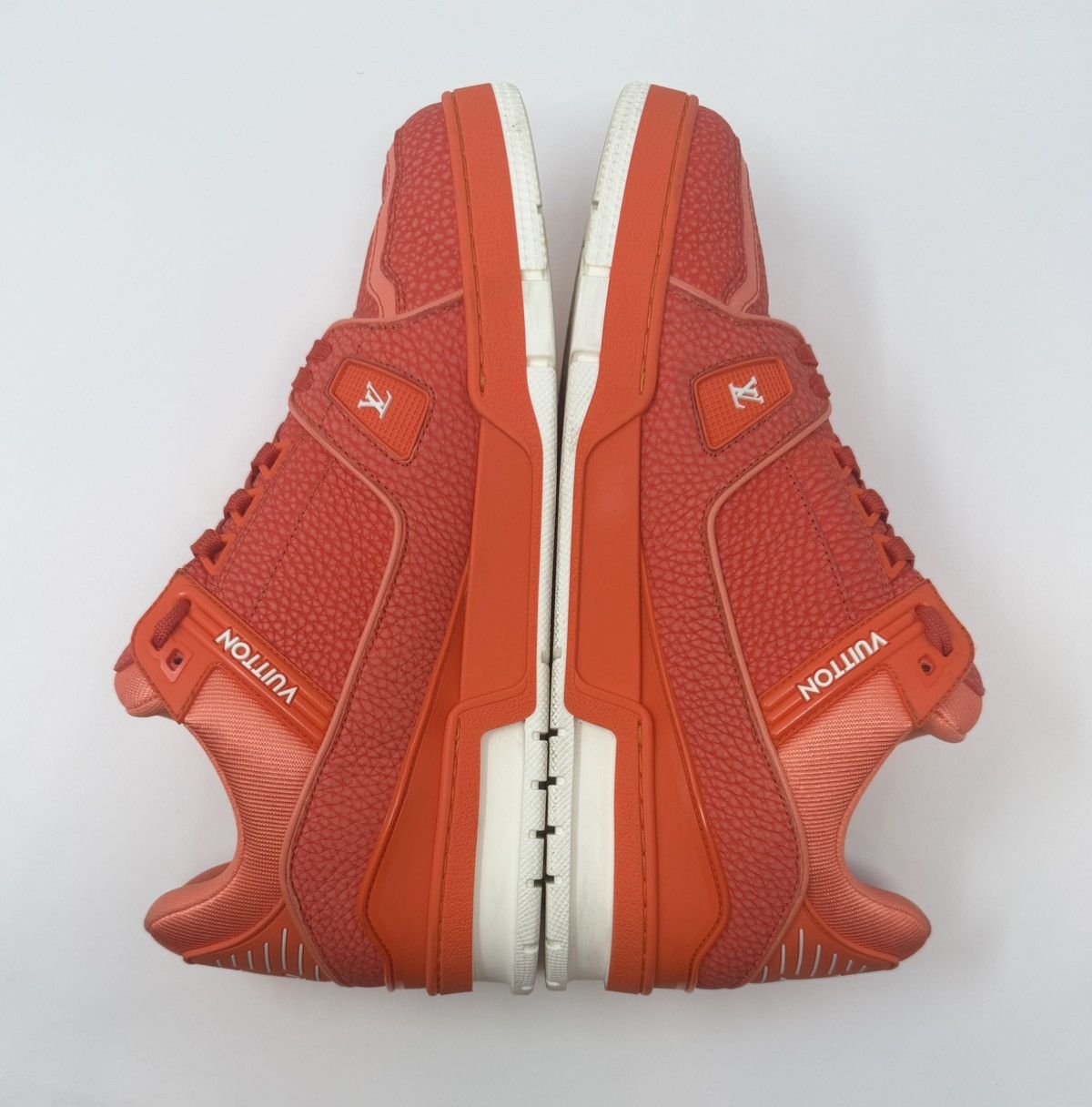Louis Vuitton Louis Vuitton Trainer Sneaker Orange Size US 10.5 / EU 43-44 - 4 Thumbnail