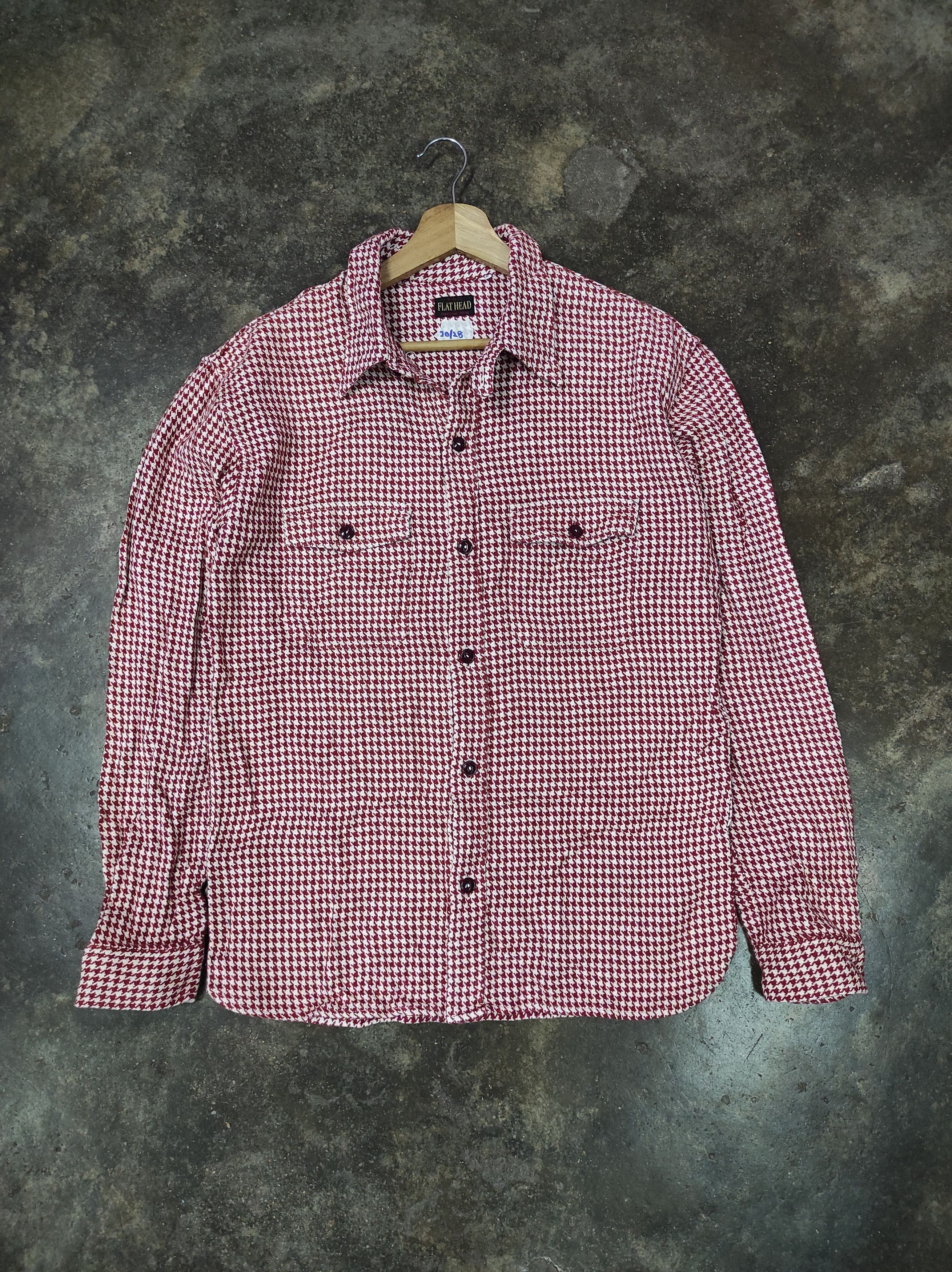 The Flat Head VINTAGE THE FLAT HEAD FLANNEL SHIRT BUTTON UP Size US S / EU 44-46 / 1 - 1 Thumbnail