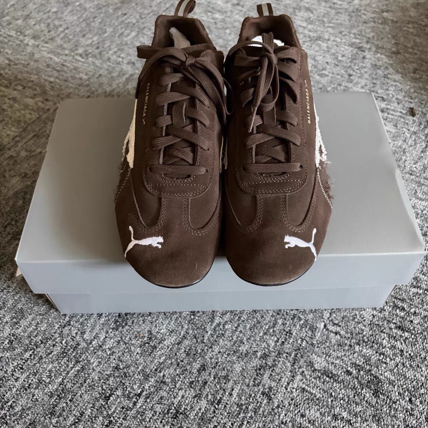 Puma PUMA x Balenciaga Speedcat Brown Distressed 42 New Size US 9 / EU 42 - 3 Thumbnail