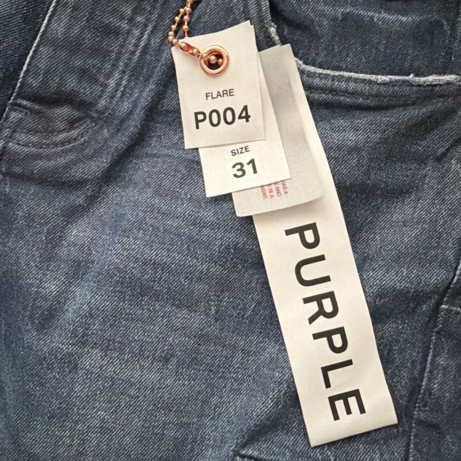 Purple Brand Purple Brand Jeans Coated Men Slim Fit Flare Blue Size 31/32 Size US 31 - 8 Thumbnail