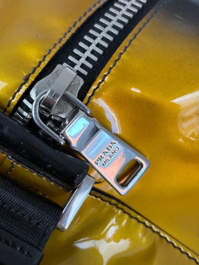 Prada Prada Gold Leather Ombre Travel Bag Size ONE SIZE - 12 Thumbnail