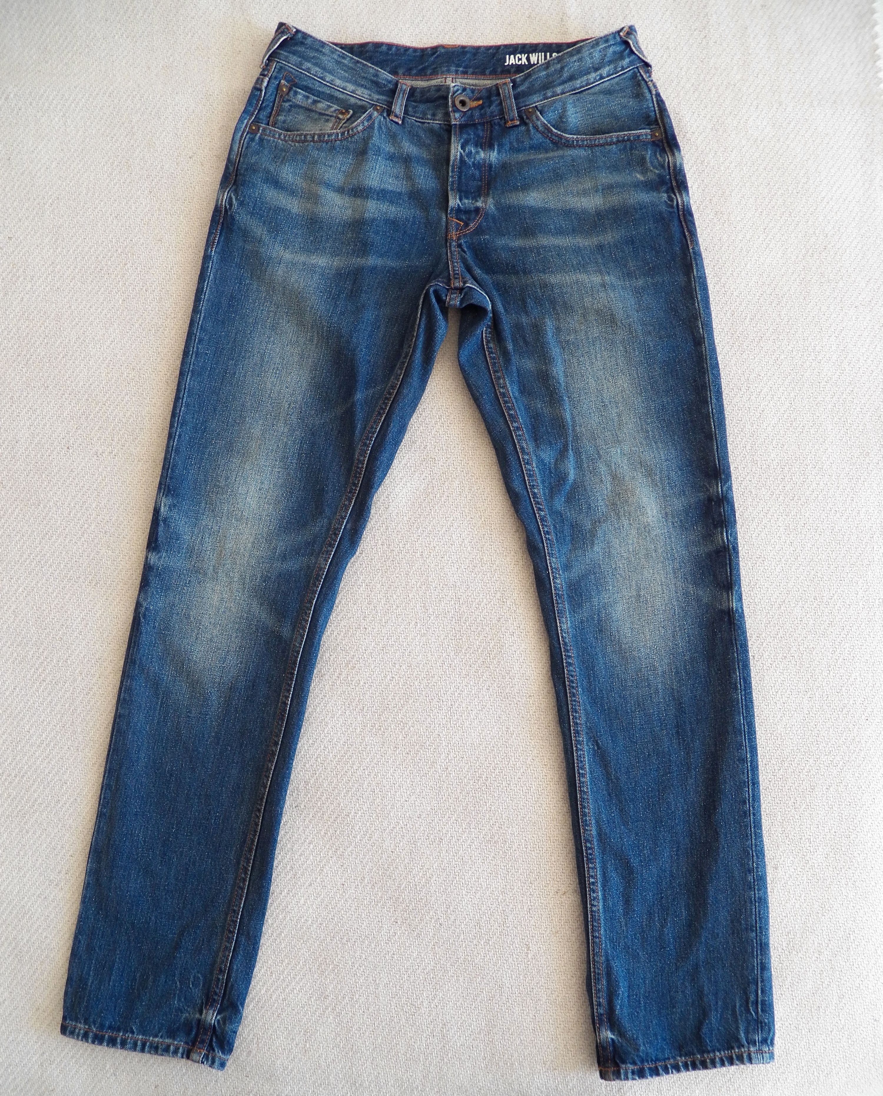 Jack Wills Jack Wills Mens JEANS W30 L32 Aged Vintage Treated Tapered Size US 30 / EU 46 - 1 Thumbnail