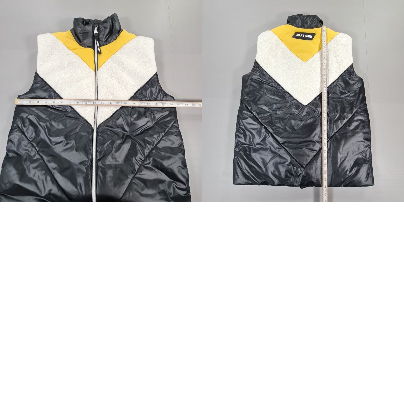 New Balance New Balance Mens Gilet Black White Small Full Zip Padded Body Warmer Waistcoat Puffer Jacket Casual Size US S / EU 44-46 / 1 - 8 Thumbnail