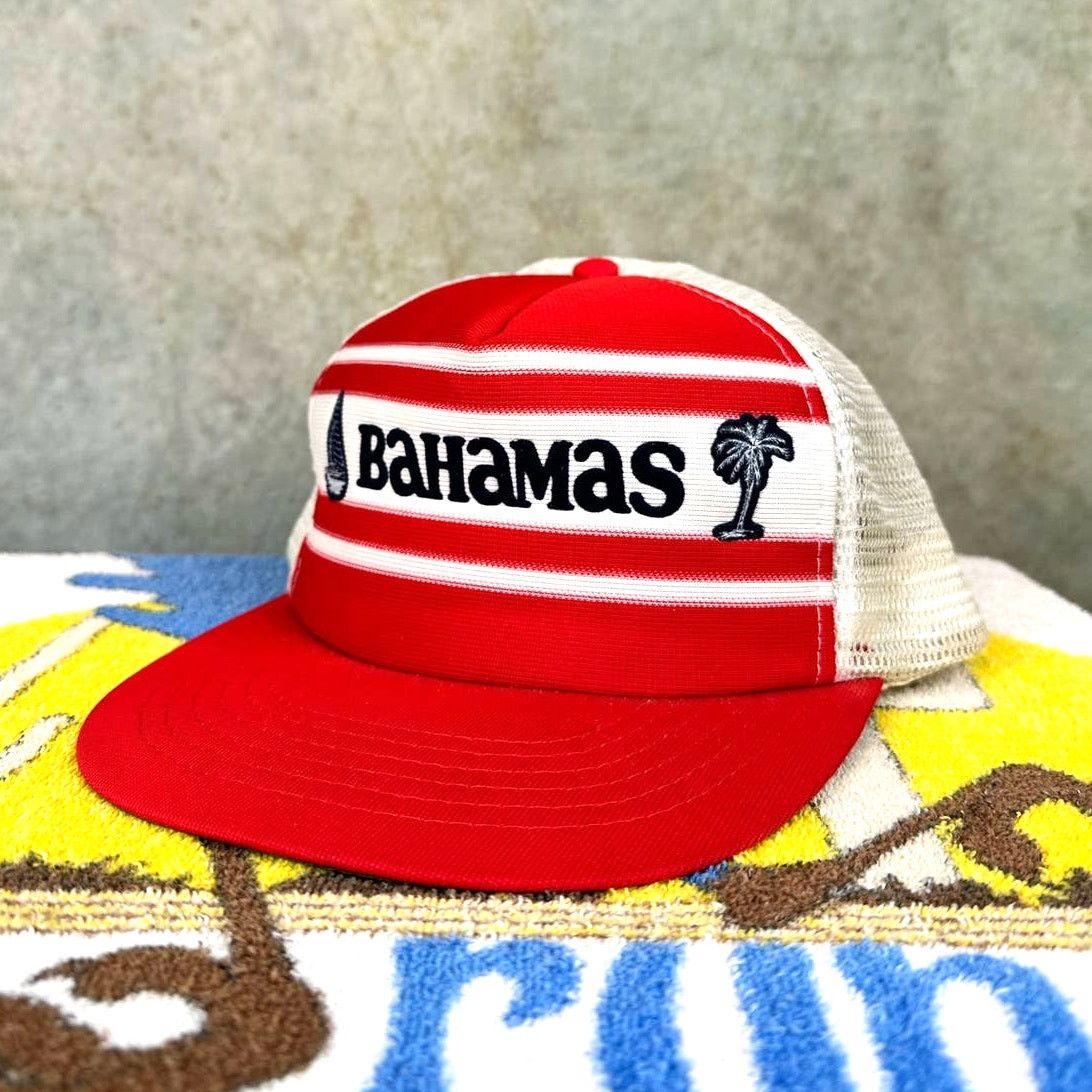Vintage Vintage Bahamas Trucker Hat 80s Snapback Mesh Back Size ONE SIZE - 1 Thumbnail