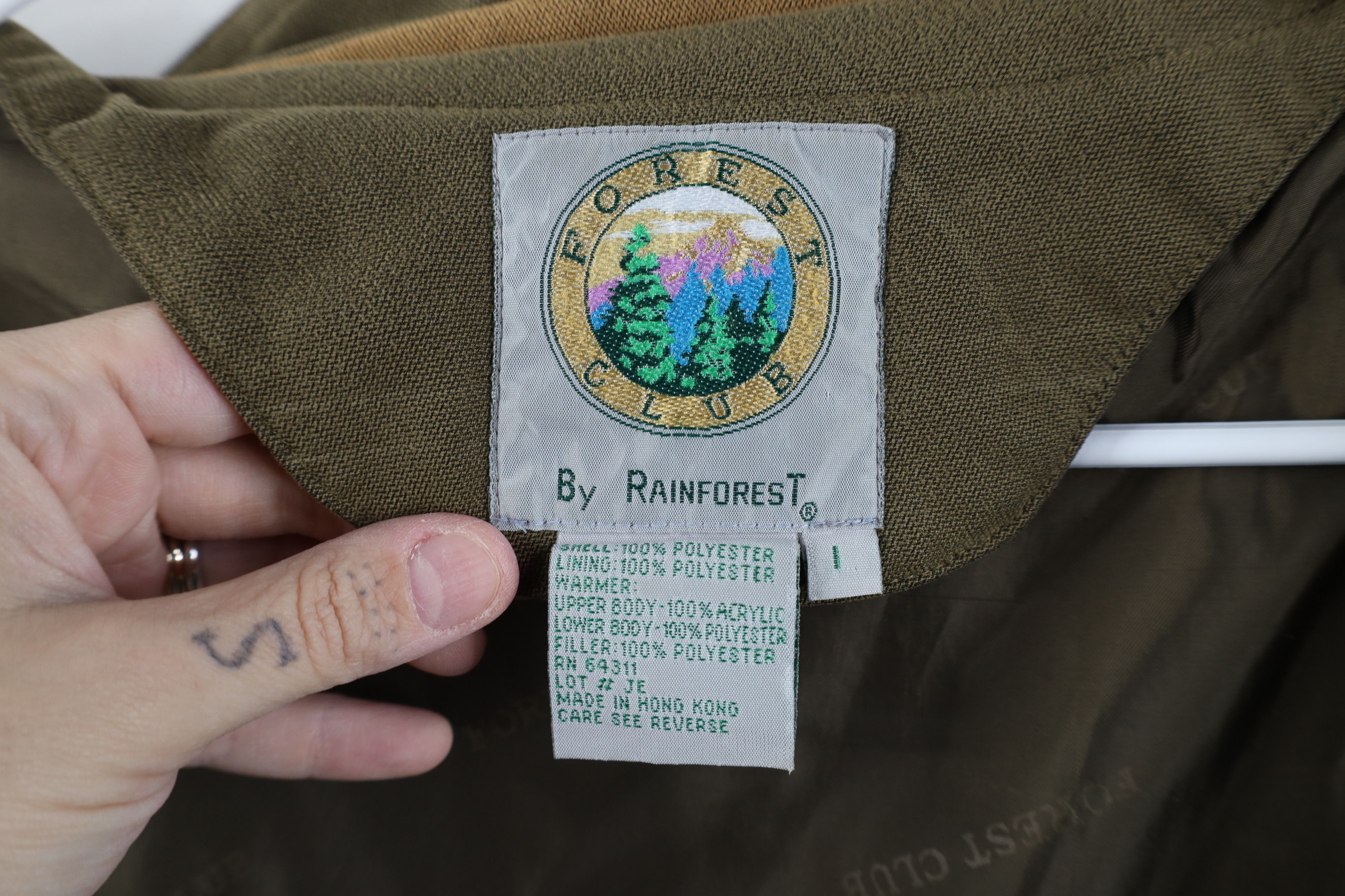 Vintage Vintage 90s Streetwear Pocket Full Zip Bomber Jacket Green Size US L / EU 52-54 / 3 - 11 Thumbnail