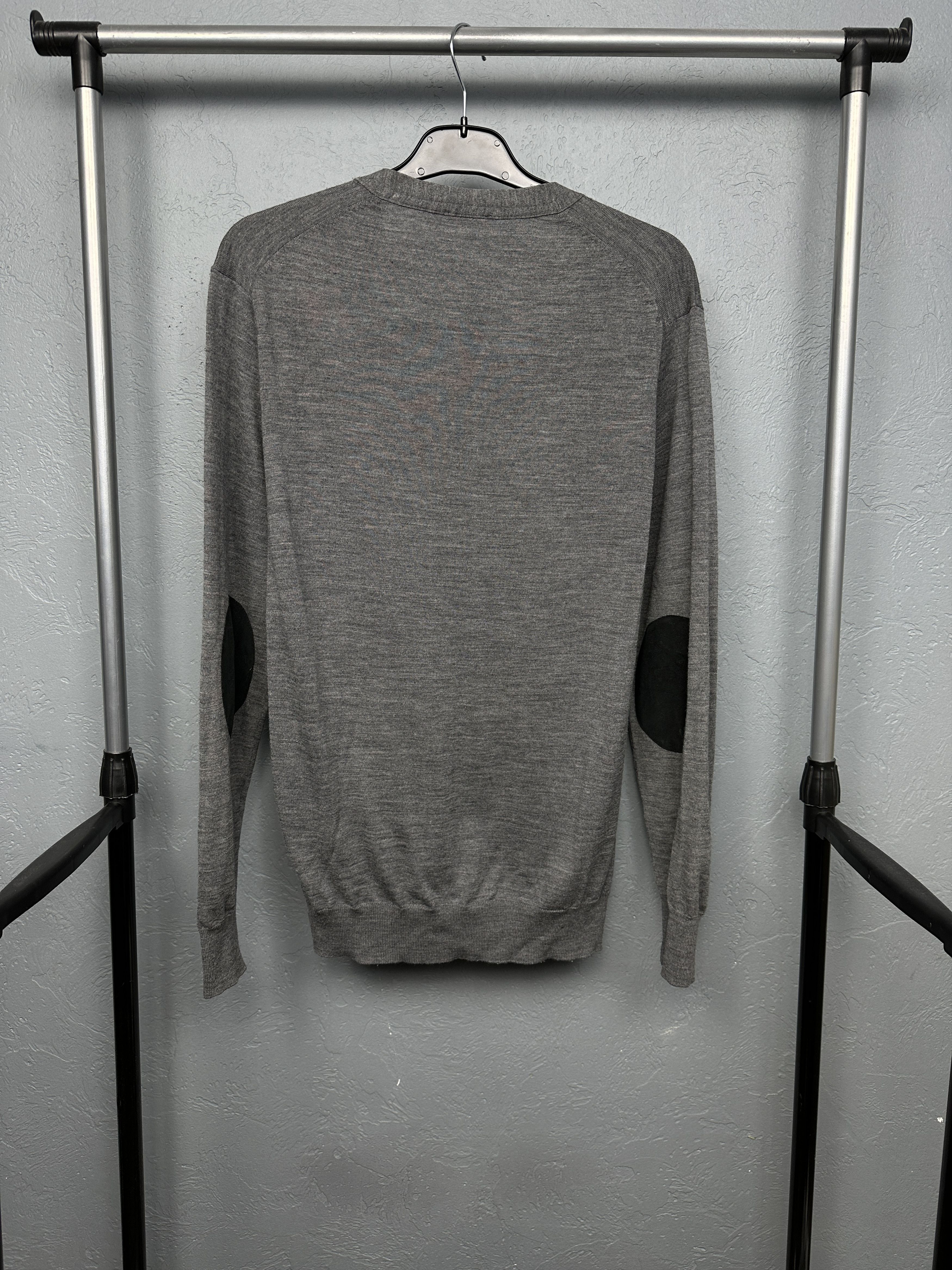 Paolo Pecora Paolo Pecora Mens Wool Cardigan Sweater Size US XL / EU 56 / 4 - 7 Thumbnail