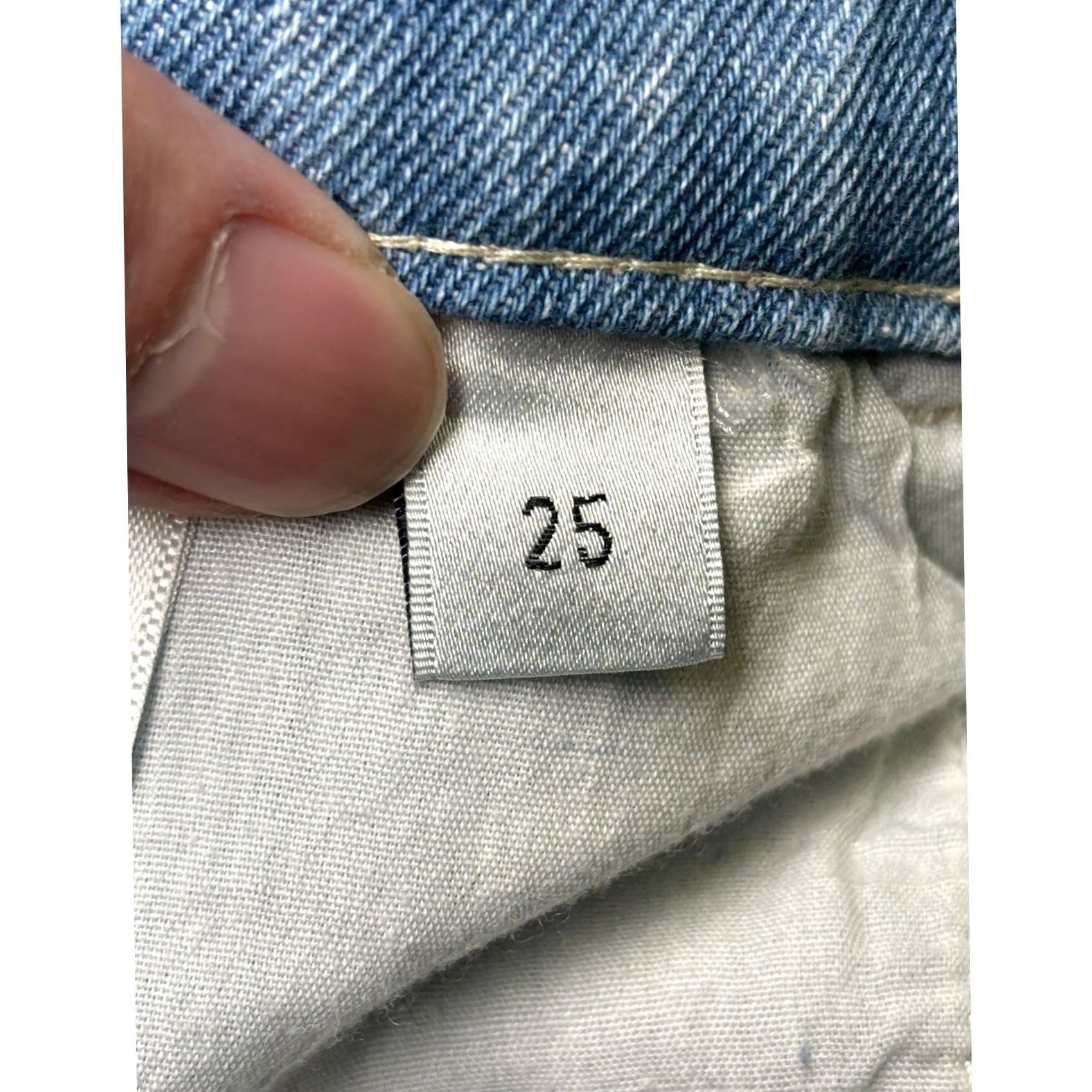 Vintage Altar State Jeans Womens Size 25X33 Wide Leg Light Wash Distressed NWT Size 42" / US 20 - 7 Thumbnail