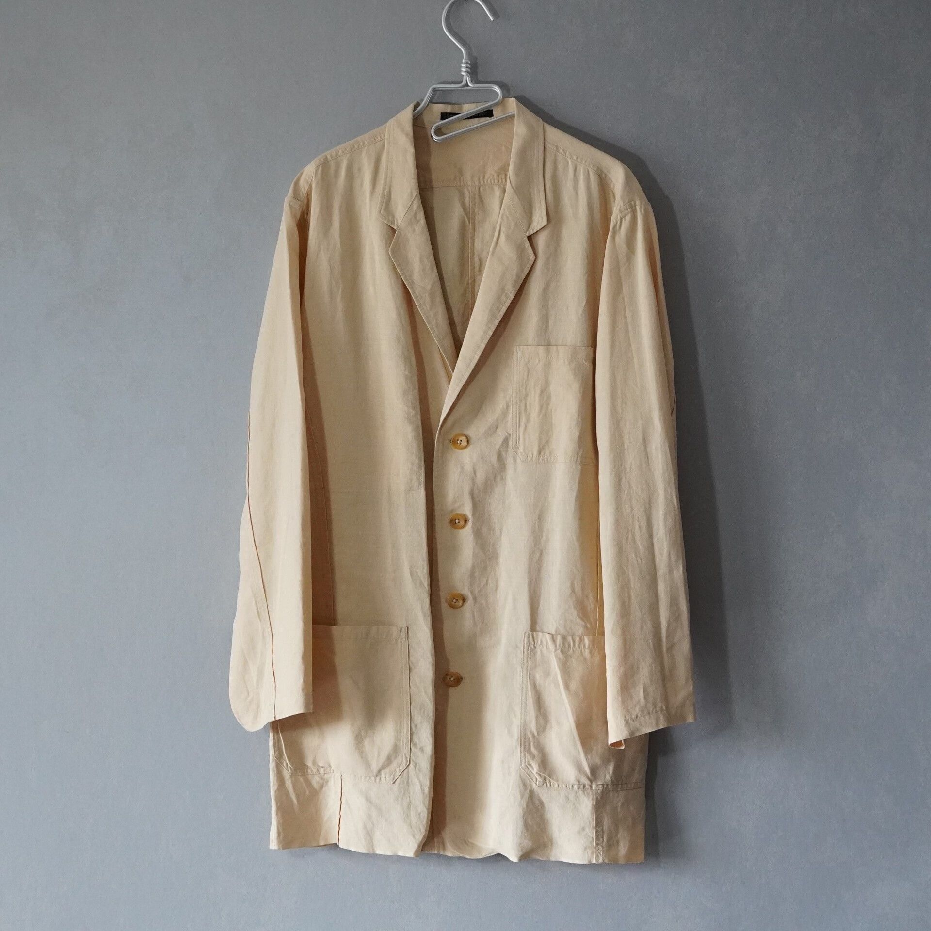Yohji Yamamoto Yohji Yamamoto 94SS Linen Jacket Size US M / EU 48-50 / 2 - 1 Thumbnail