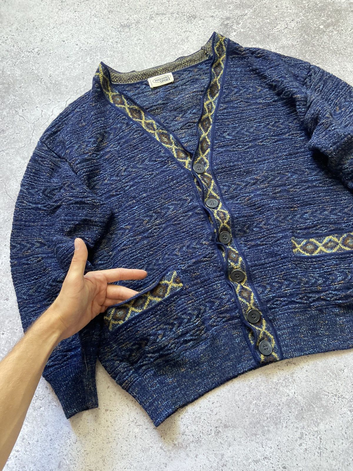 Missoni Missoni Cardigan Sweater Jumper Size 52 Size US L / EU 52-54 / 3 - 2 Thumbnail