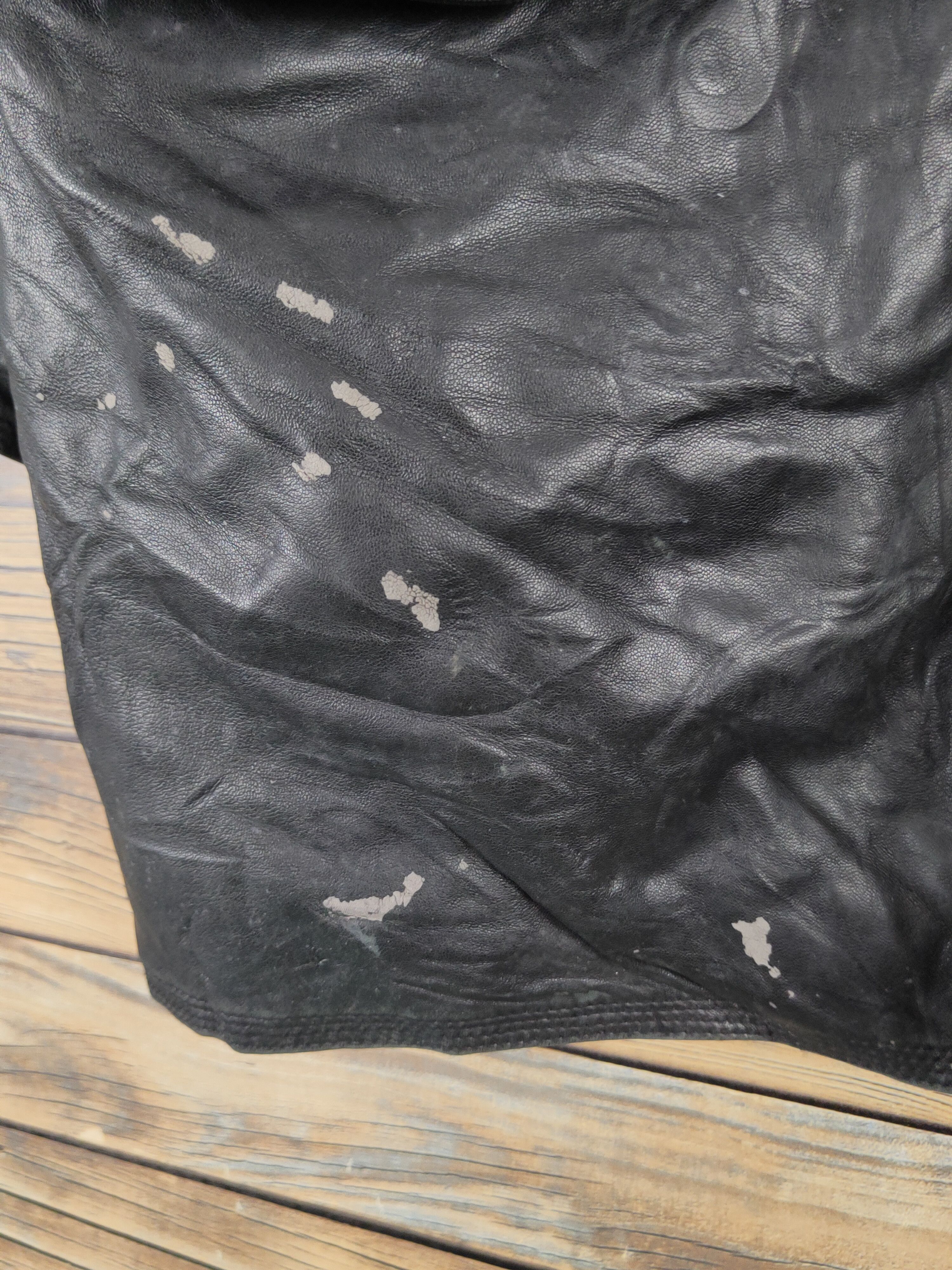 London Fog London Fog vintage Black Leather Jackets #W1120 Size US L / EU 52-54 / 3 - 4 Thumbnail