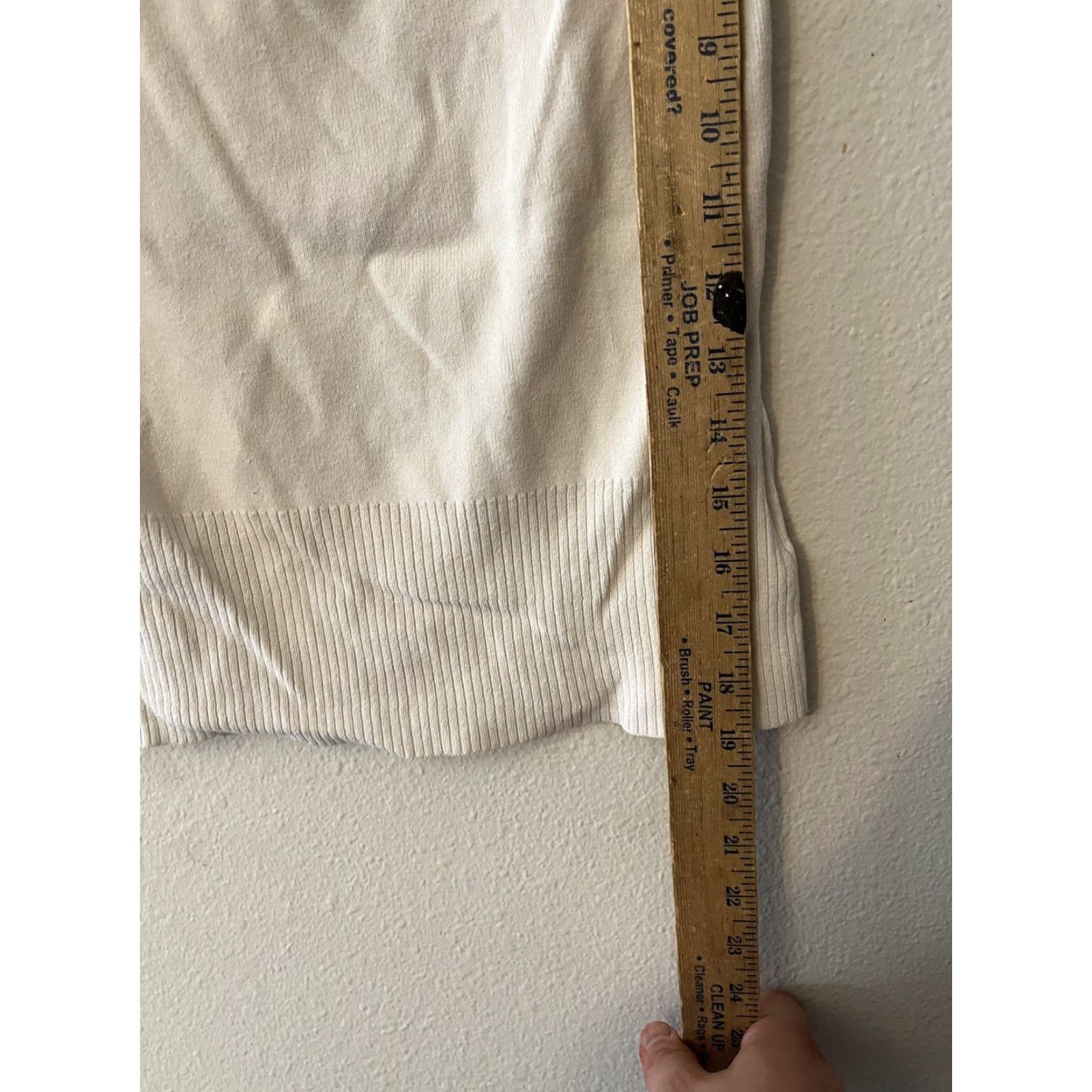 Ann Taylor VINTAGE Ann Taylor Loft Tank Womens Size Small Petite Sleeveless Knit Blouse Top White Size S / US 4 / IT 40 - 4 Thumbnail