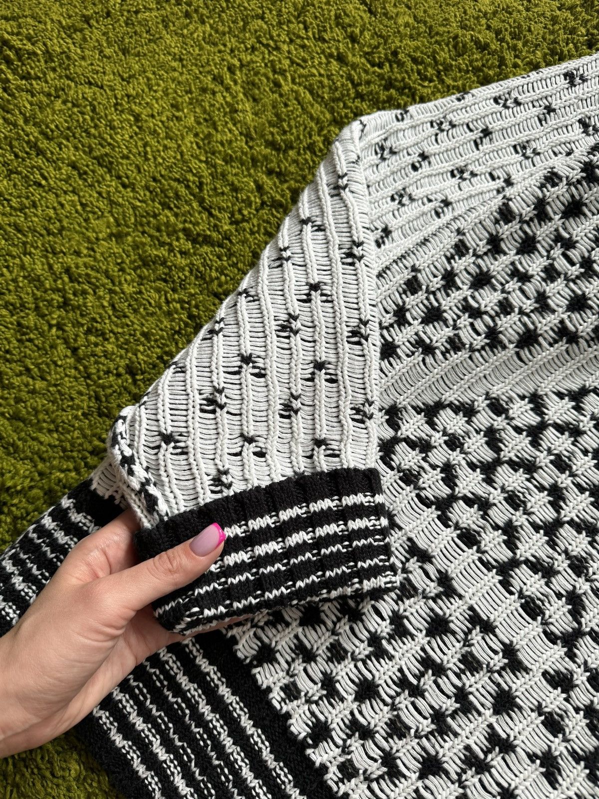 Designer × Maison Margiela Maison Martin Margiela MM6 S/S 2022 reversible sweater knit Size US S / EU 44-46 / 1 - 7 Thumbnail