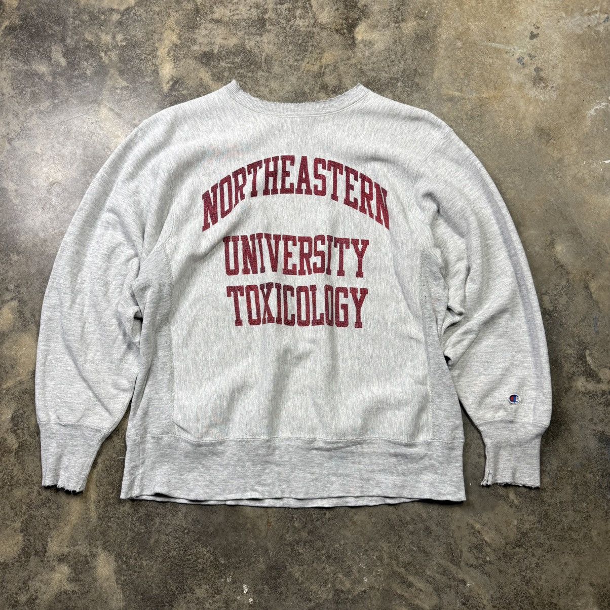 Vintage vintage 80s champion reverse weave university sweathshirt Size US XL / EU 56 / 4 - 1 Thumbnail