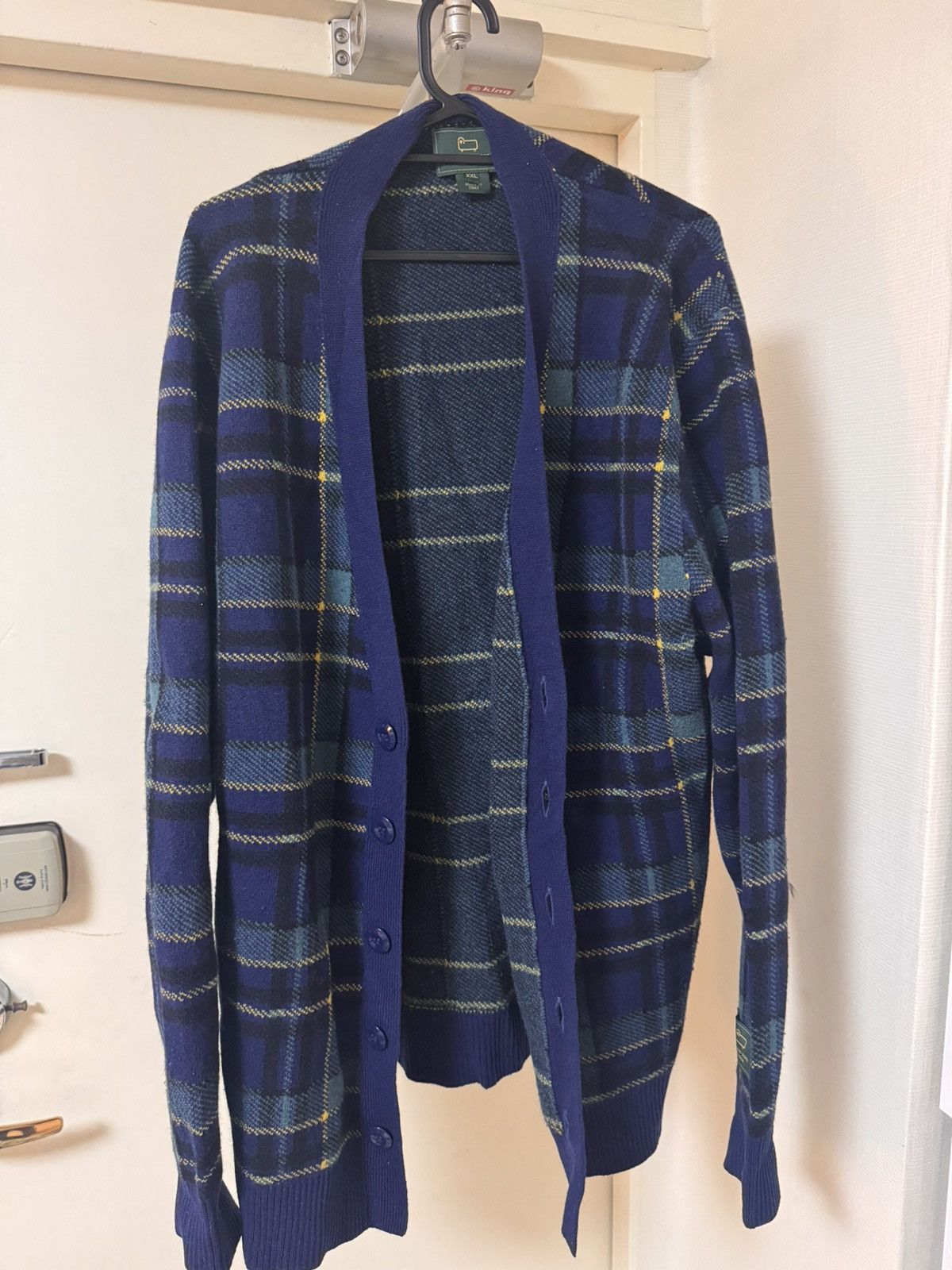 Aime Leon Dore × Woolrich Woolen Mills Tartan Knit Cardigan Size US XL / EU 56 / 4 - 1 Thumbnail