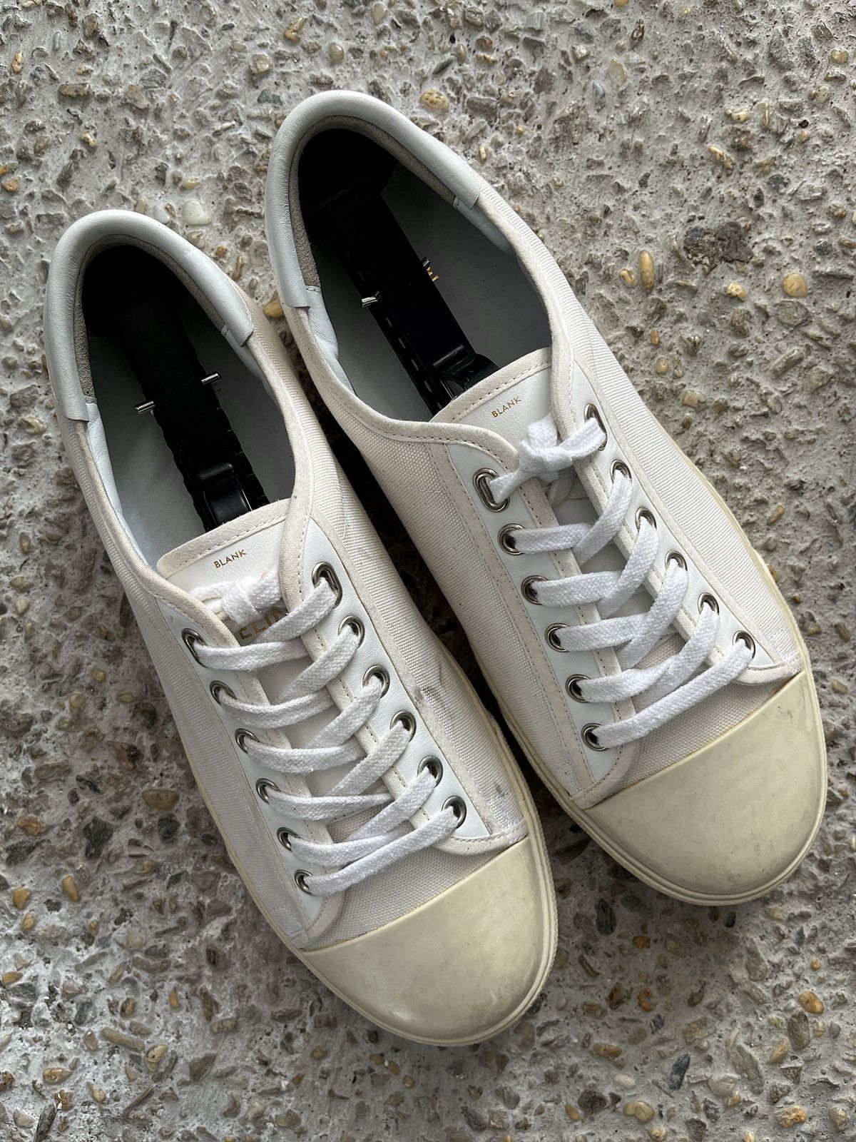 Celine SS20 Celine Blank Canvas Low top Sneaker Size US 7 / EU 40 - 4 Thumbnail