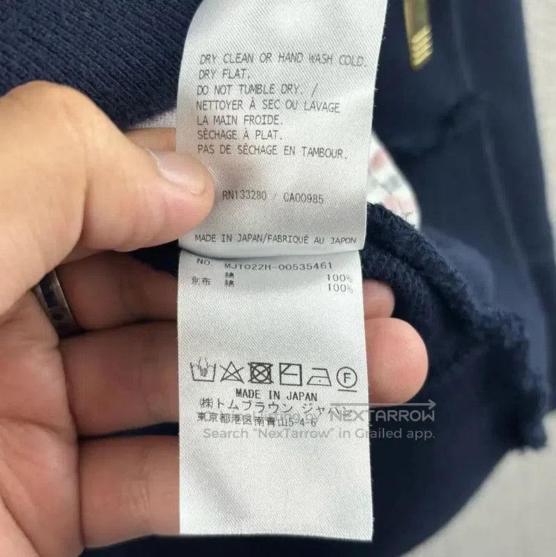 Thom Browne Thom Browne Women's Navy Striped Cotton Jacket . Size XS / US 0-2 / IT 36-38 - 5 Thumbnail