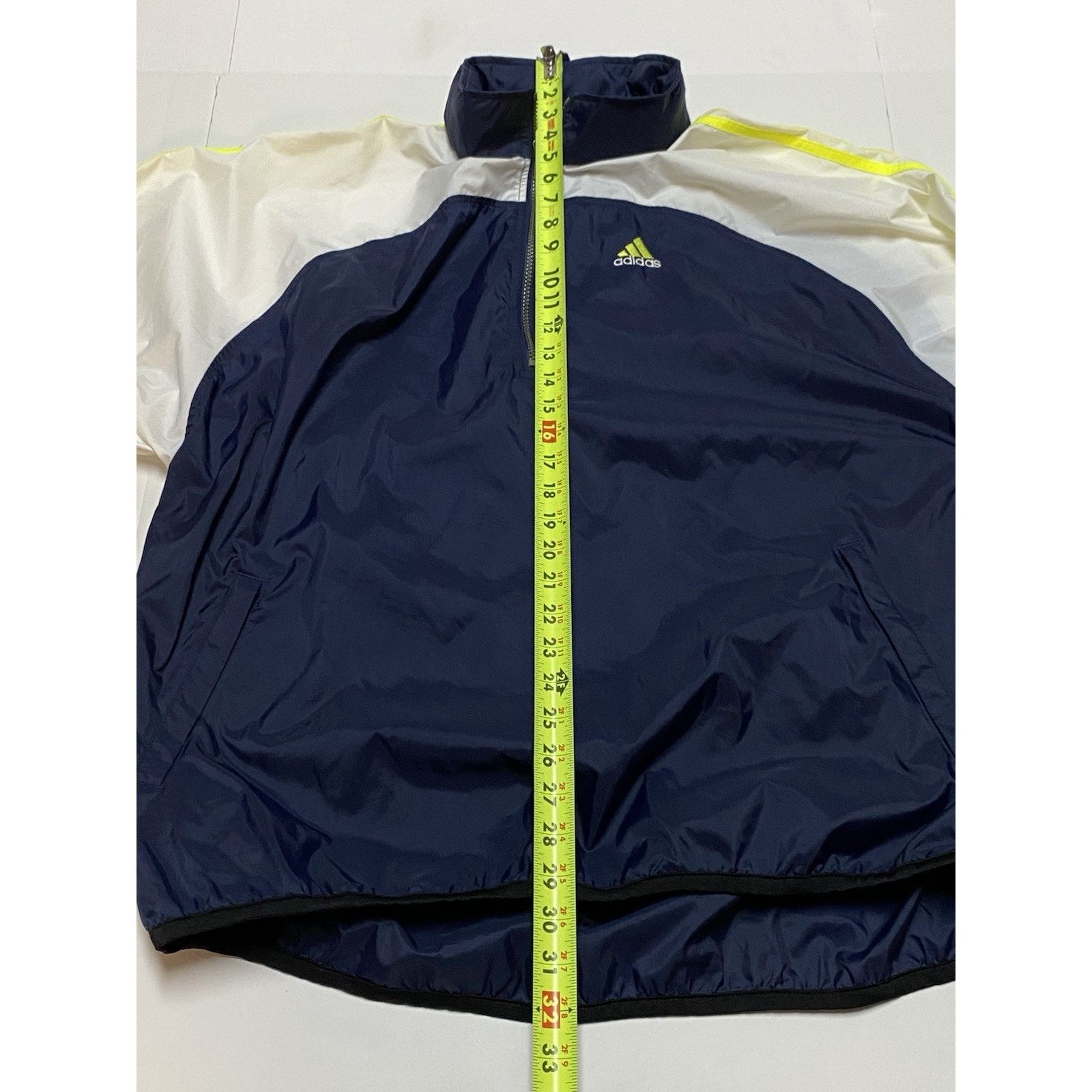 Adidas Vtg Adidas Jacket 90s Coat Retro Blue Green Mens Size XL Size US XL / EU 56 / 4 - 5 Thumbnail