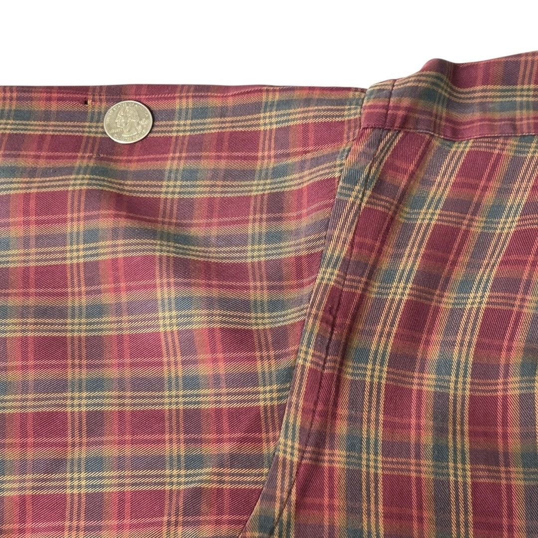 Polo Ralph Lauren Vintage 90s Polo Ralph Lauren Rayon Long Sleeve Plaid Button Size US XL / EU 56 / 4 - 6 Thumbnail
