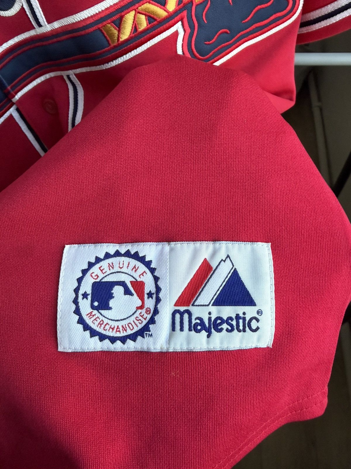Majestic Rare Vintage Majestic ATLANTA BRAVES Baseball Jersey size M Size US M / EU 48-50 / 2 - 11 Thumbnail