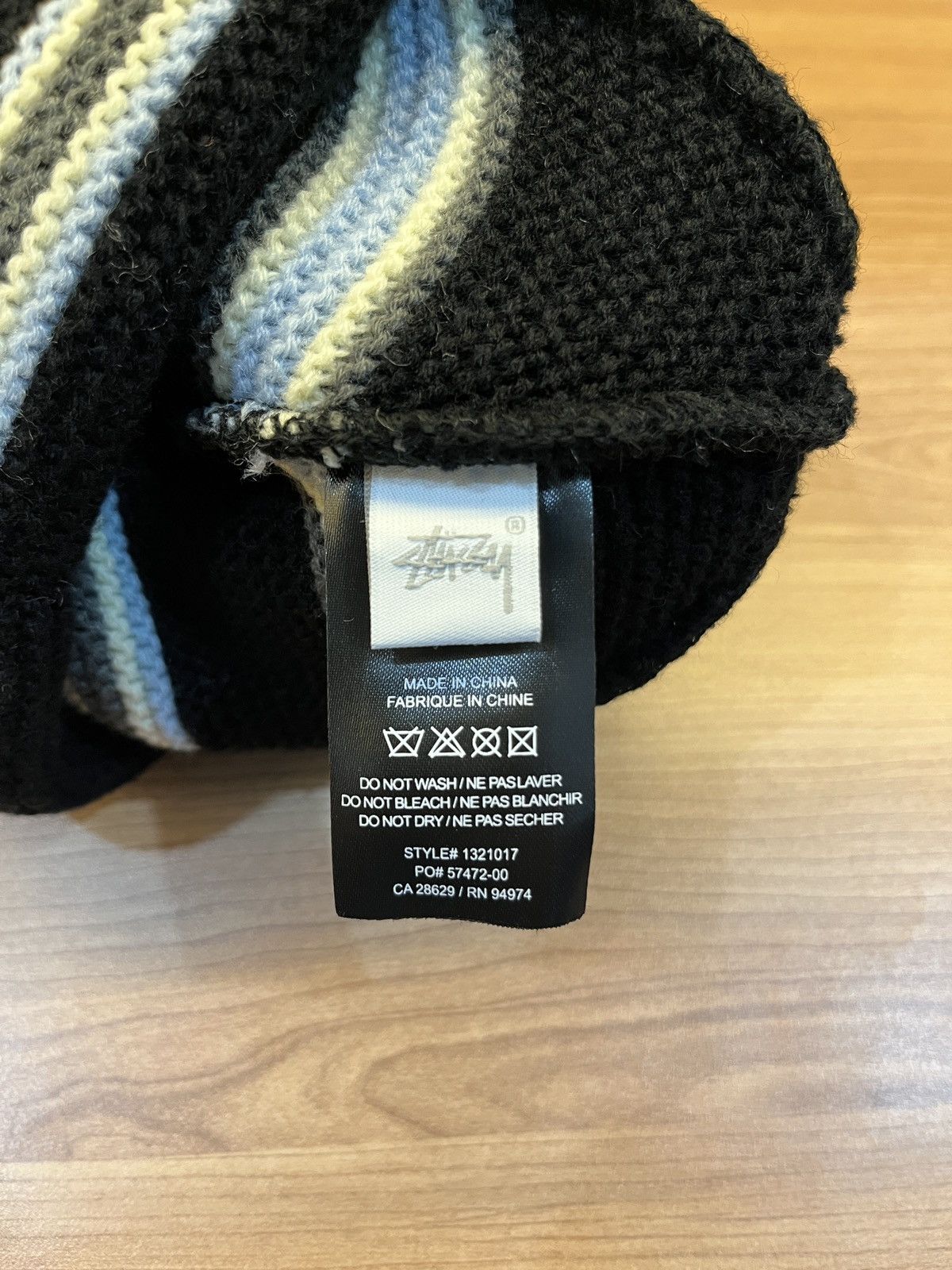 Stussy Stussy Triple Stripe Cuff Beanie Hat Size ONE SIZE - 5 Thumbnail