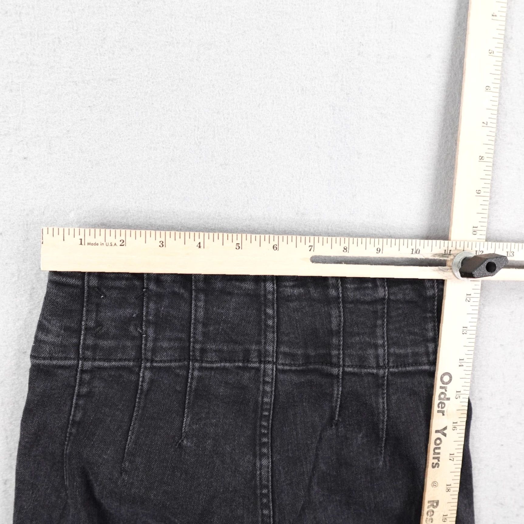 Vintage Free People Jeans Women 28 Black High Rise Jayde Skinny We The Free Dark Shadows Size 28" / US 6 / IT 42 - 7 Thumbnail