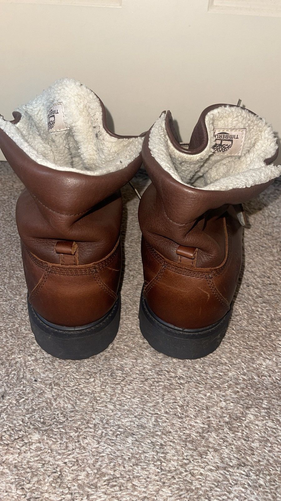 Timberland Timberland Men's Leather Lace-Up Fur Lined Boots Size US 10 / EU 43 - 3 Thumbnail