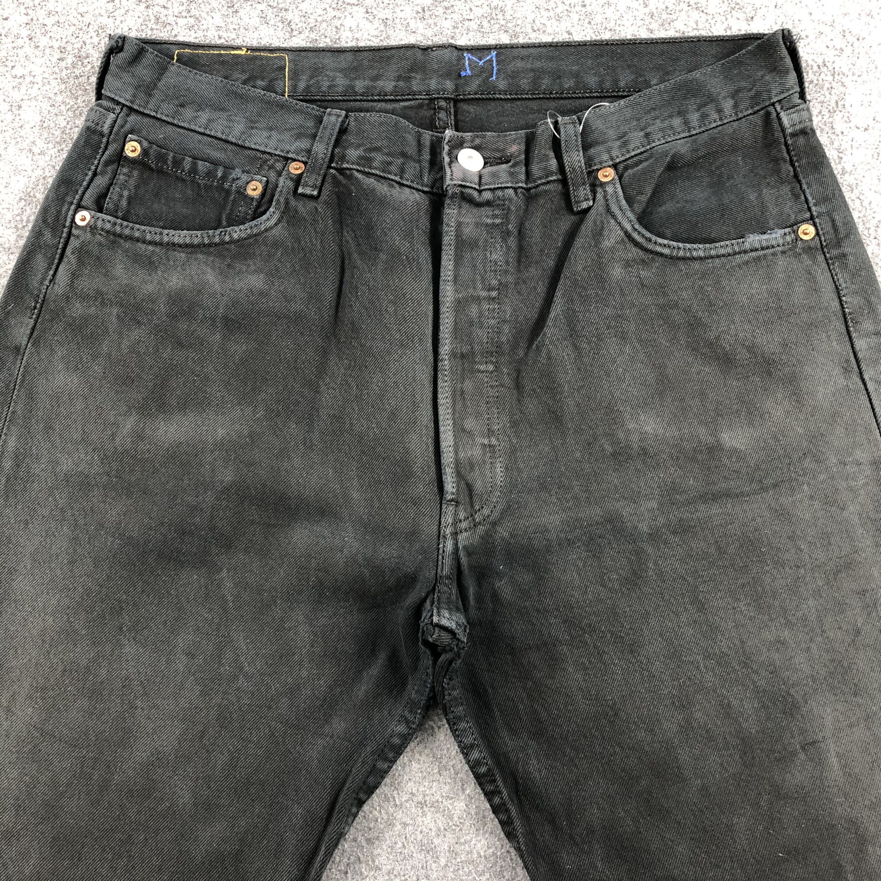 Levi's Vintage 90s Distress Levis 501 Jeans-J1428 Size US 35 - 3 Thumbnail
