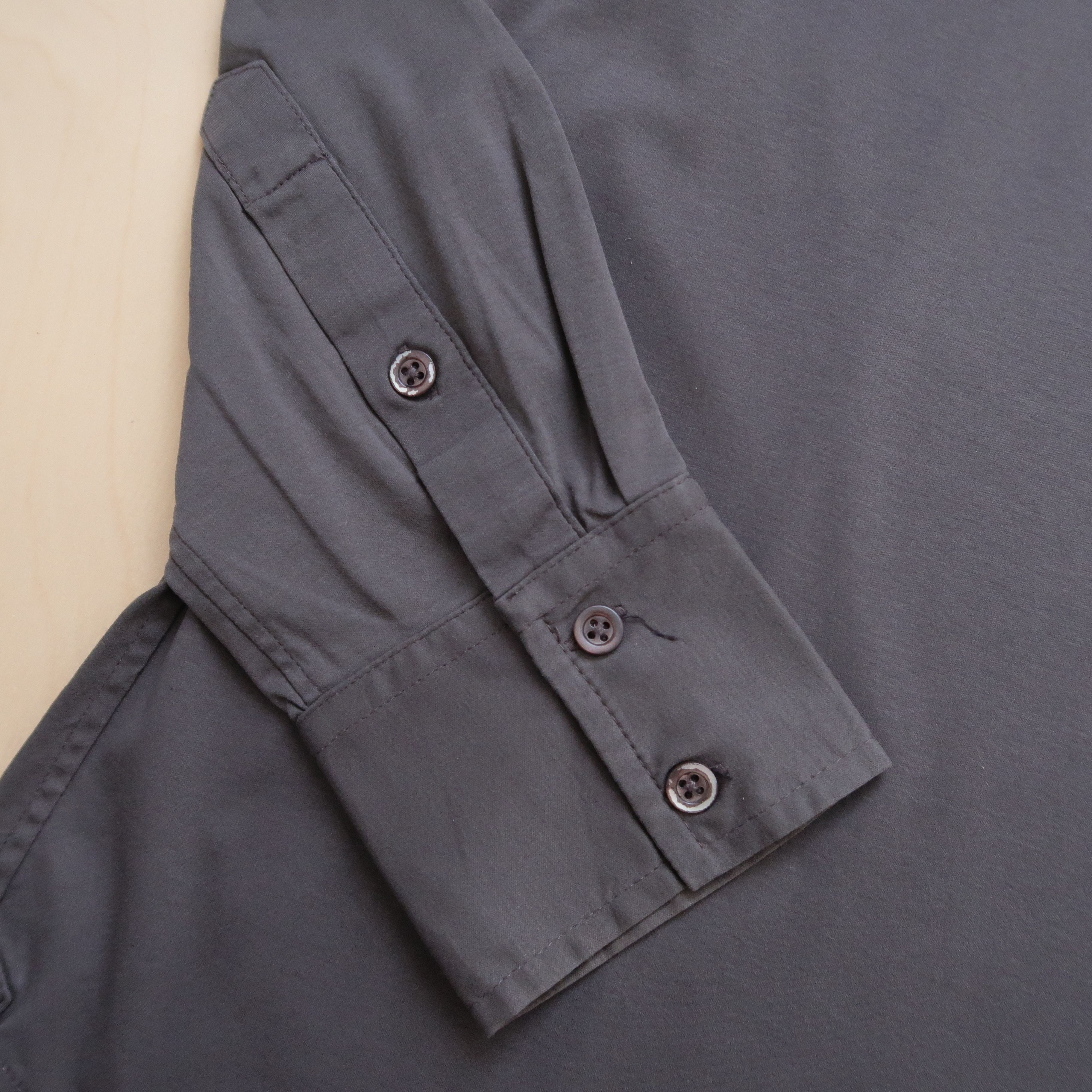 Brunello Cucinelli Brunello Cucinelli Western Shirt Button Up Gray Size US XL / EU 56 / 4 - 9 Thumbnail
