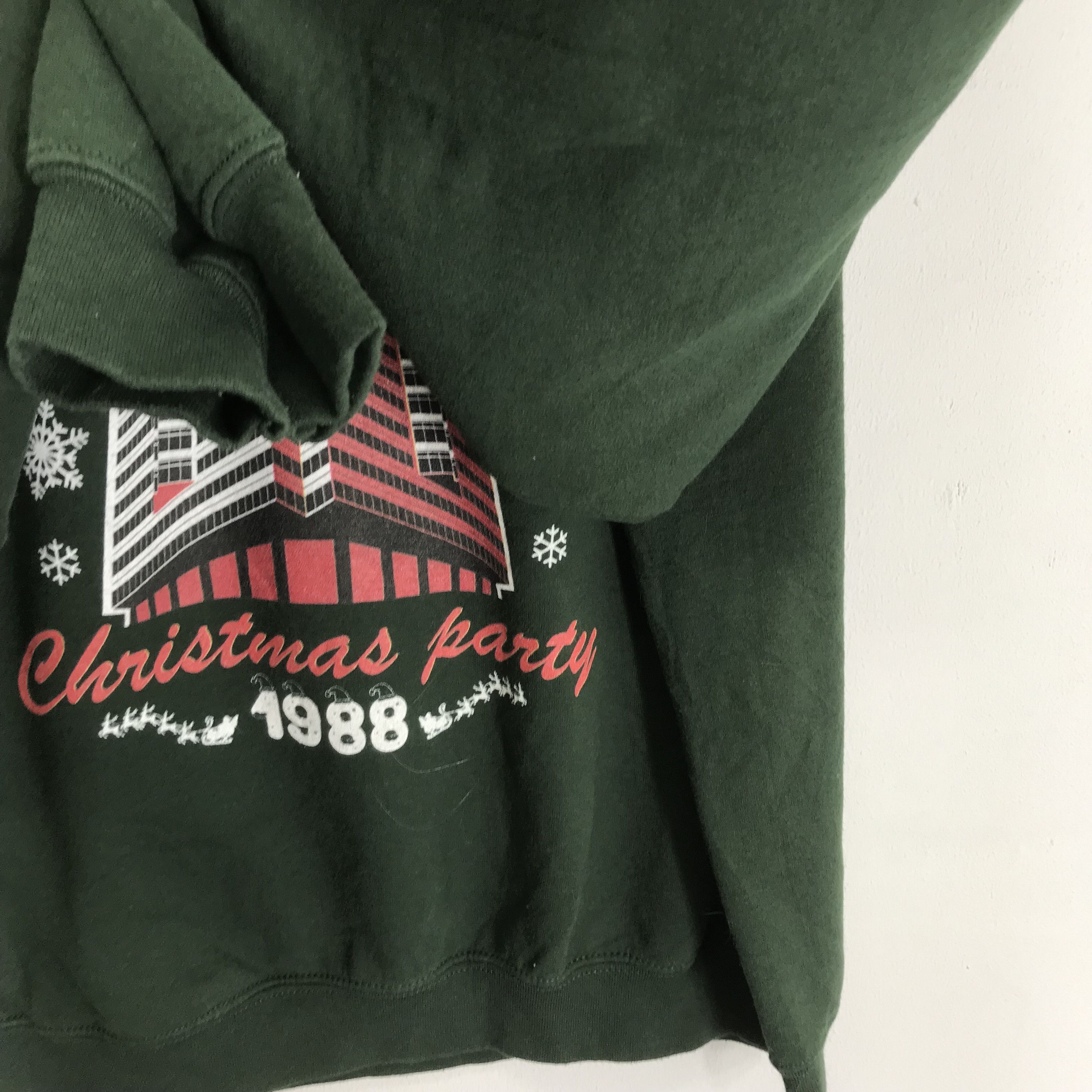 Vintage Vintage Happy Holidays Christmas Green Sweatshirts - 236 Size US XL / EU 56 / 4 - 5 Thumbnail