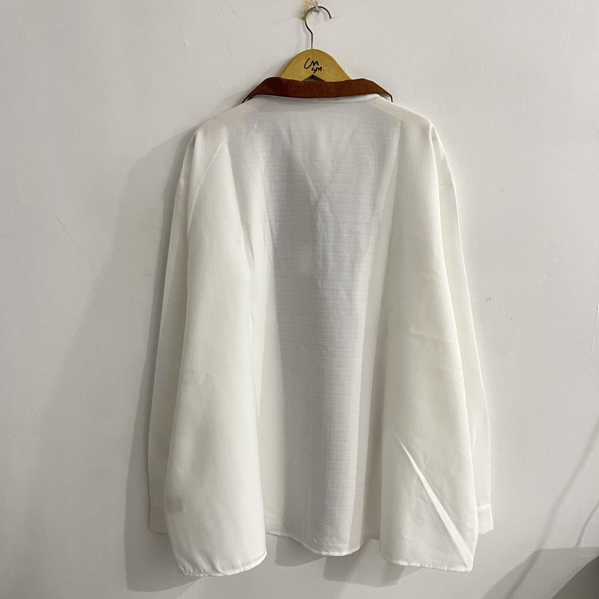 Japanese Brand Blank Campcollar Bigsize Button Up Size US XXL / EU 58 / 5 - 6 Thumbnail