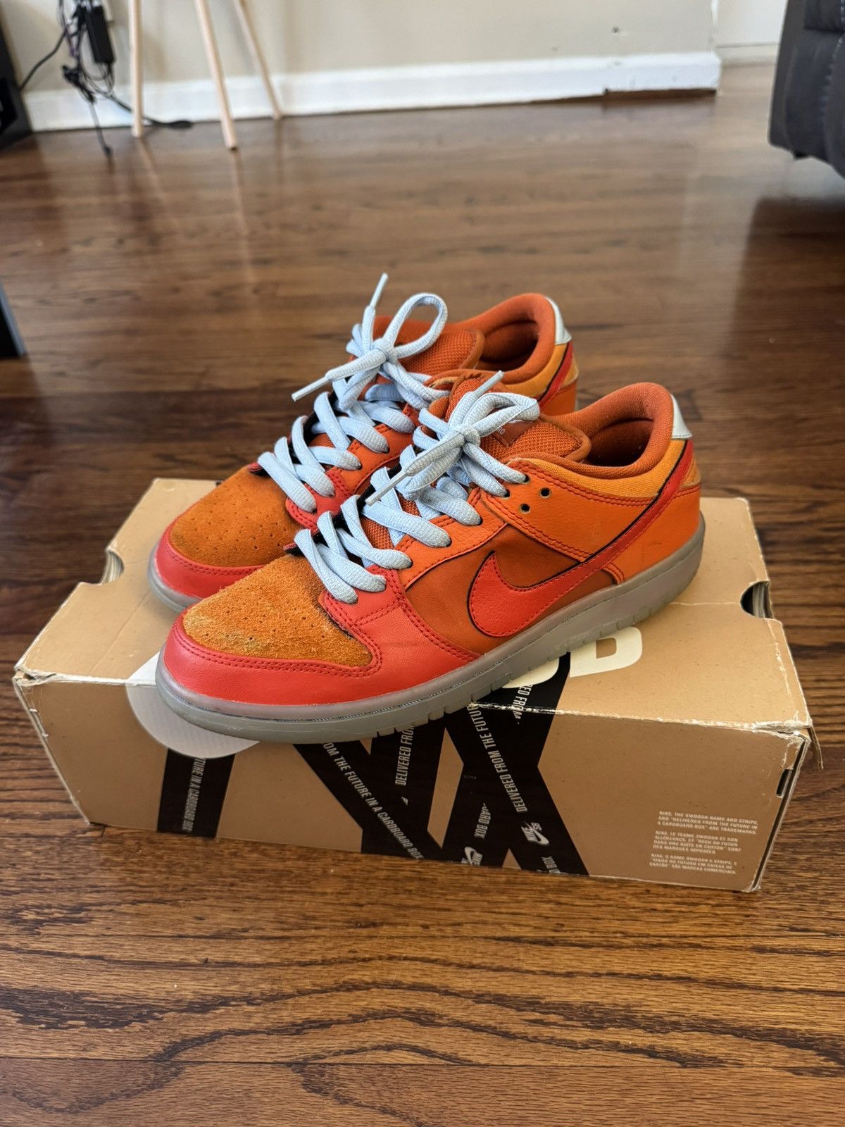 Nike Nike SB Dunk Pro 'Fire & Ice' 2013 Size US 8 / EU 41 - 1 Thumbnail