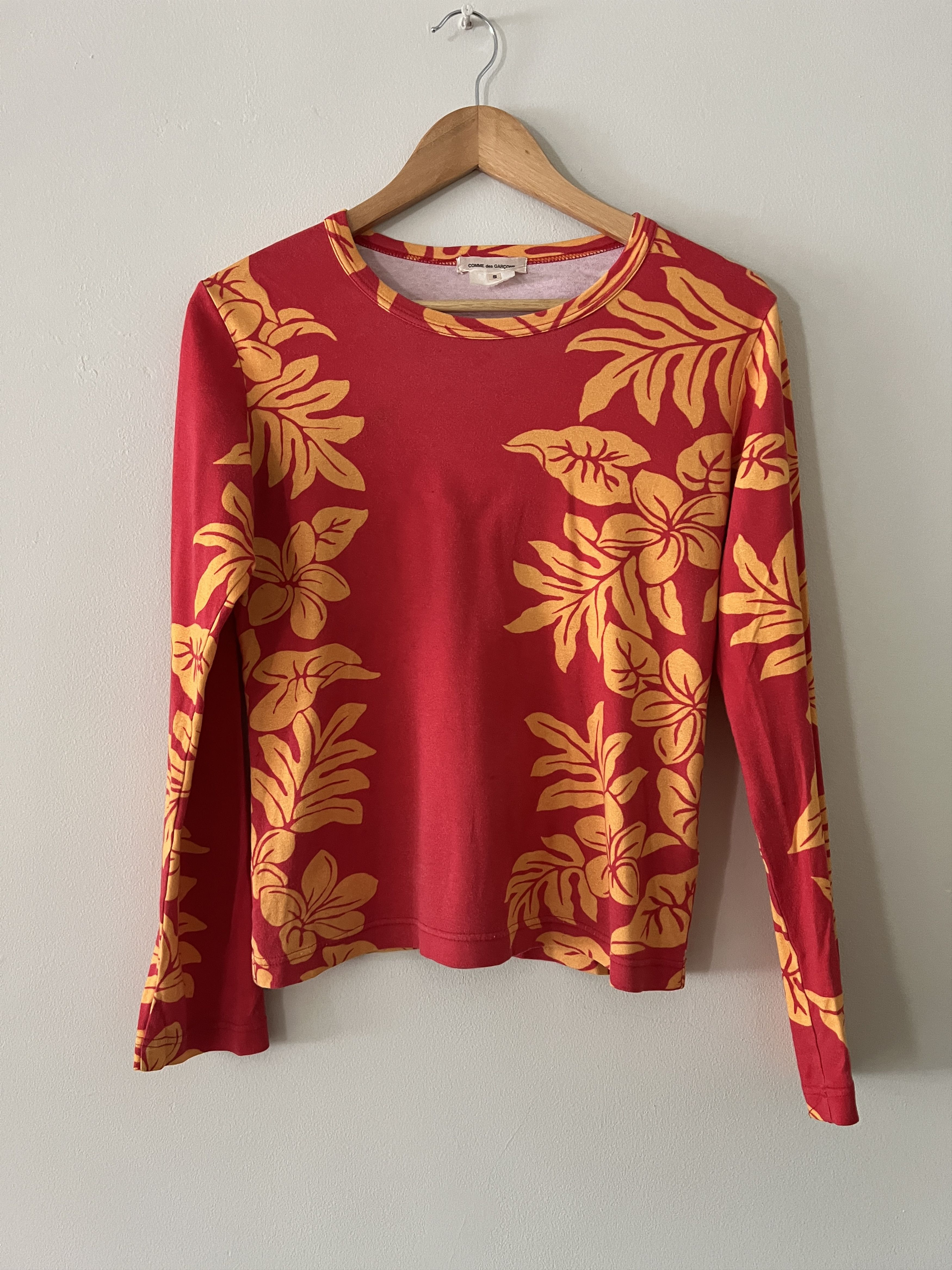 Comme des Garcons Comme Des Garcons printed hawaiien long sleeved top Size US S / EU 44-46 / 1 - 2 Thumbnail