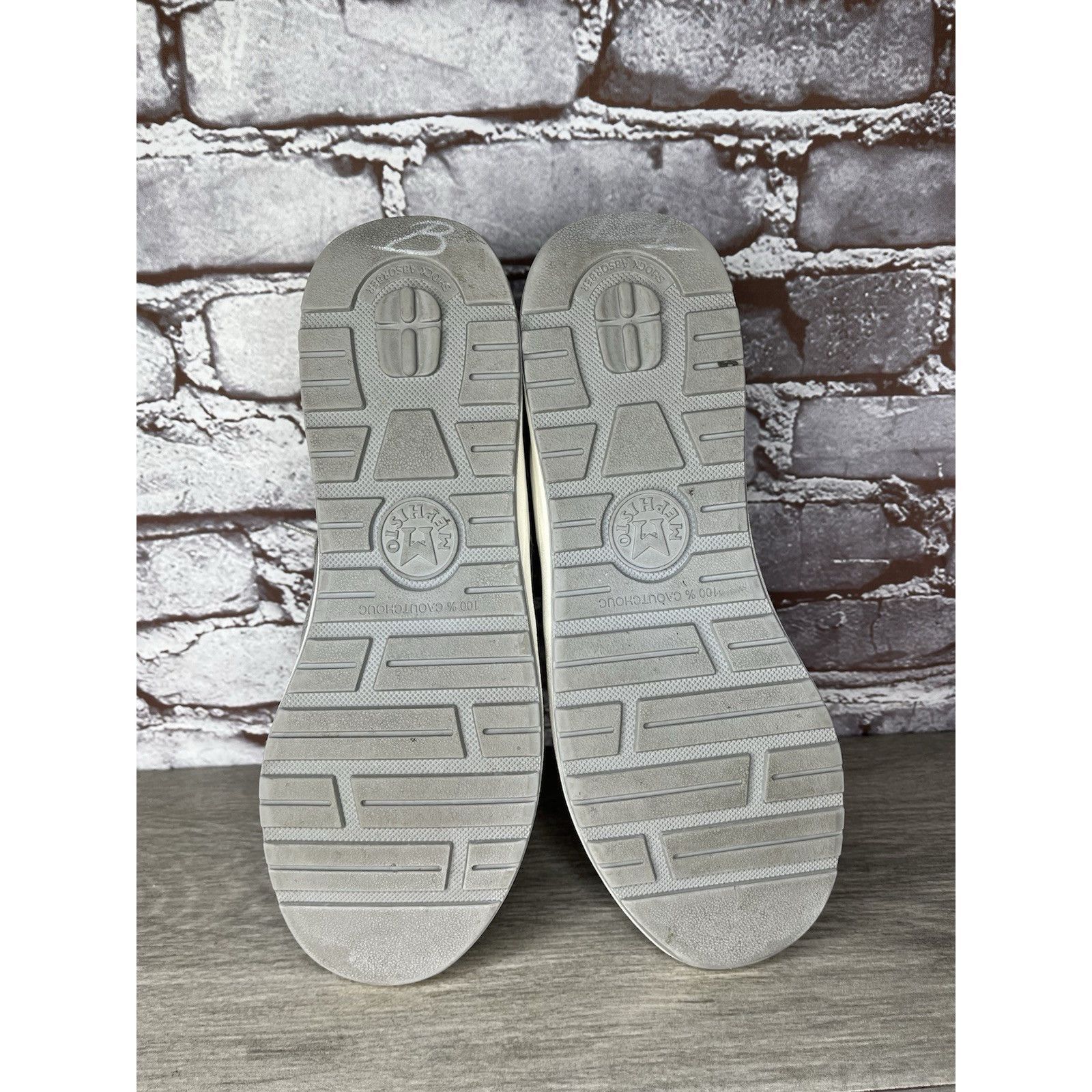 Mephisto Mephisto Rebeca Perf Runoff Gray Leather White Comfort Shoes Size US 9.5 / IT 39.5 - 17 Thumbnail