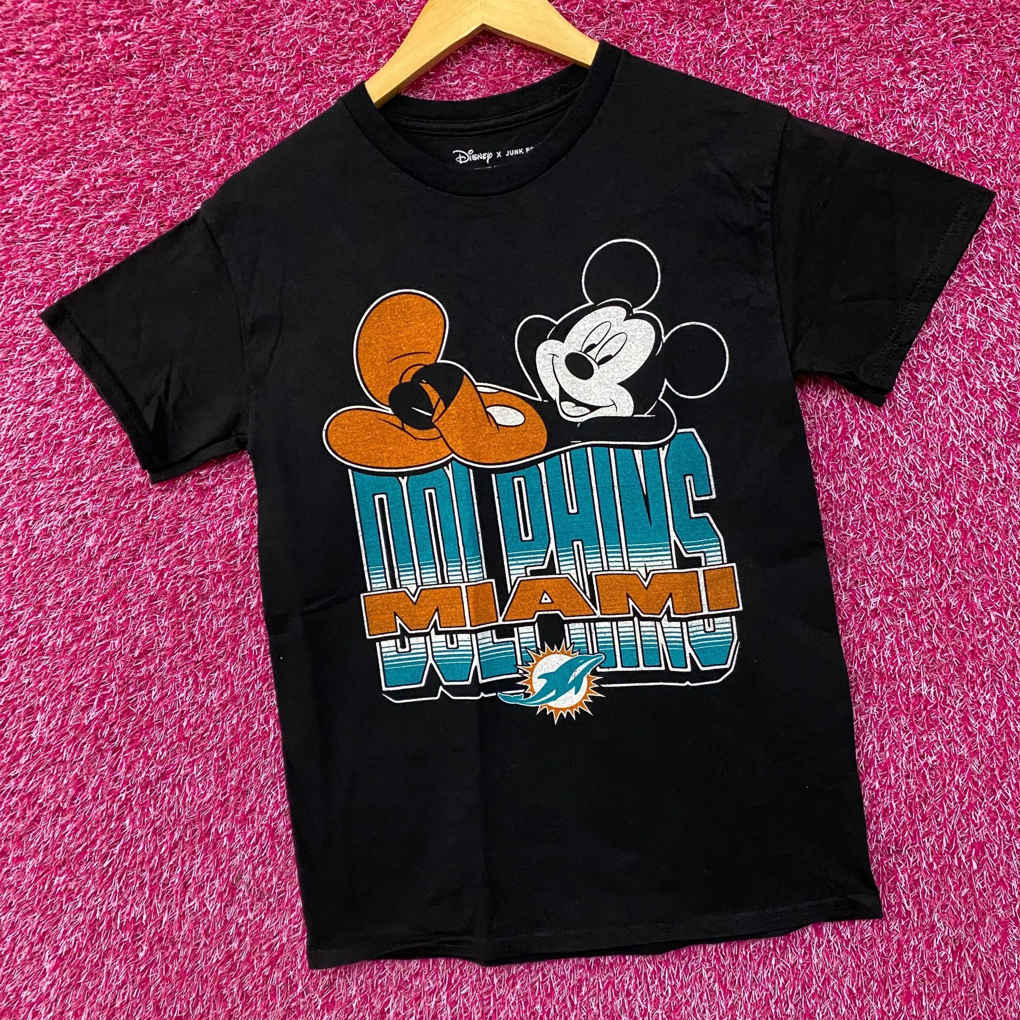 Disney Disney x Junk Food NFL Miami Dolphins Mickey Mouse Kick Back Size US XS / EU 42 / 0 - 3 Thumbnail
