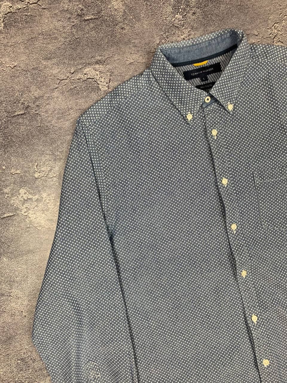Tommy Hilfiger Tommy Hilfiger Men’s Shirt Size L Gray Polka Dot Size US L / EU 52-54 / 3 - 2 Thumbnail