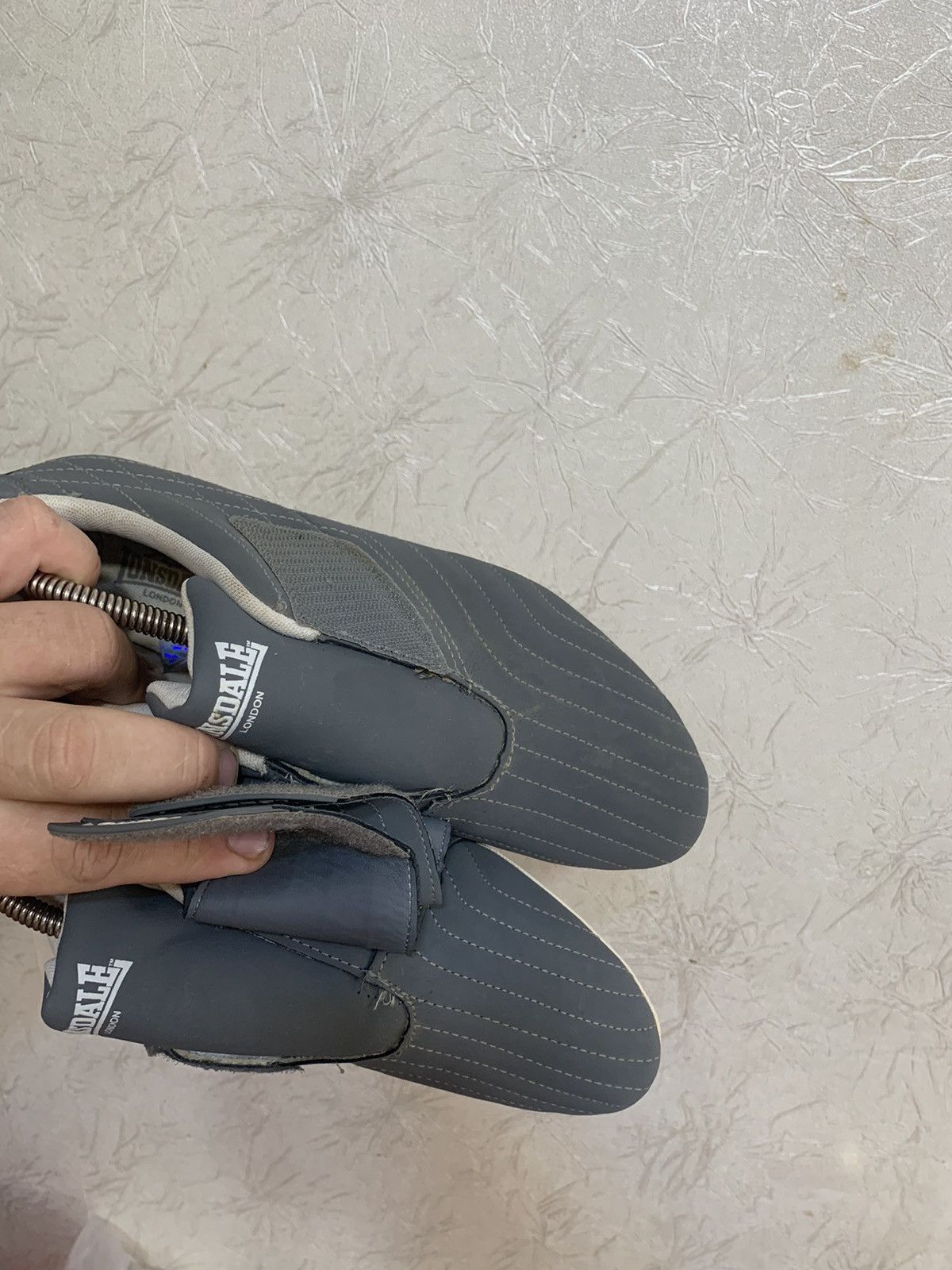 Lonsdale × Vintage Vintage Lonsdale Velcro Avant Garde Grey Sneakers Y2K Shoes Size US 9 / EU 42 - 8 Thumbnail