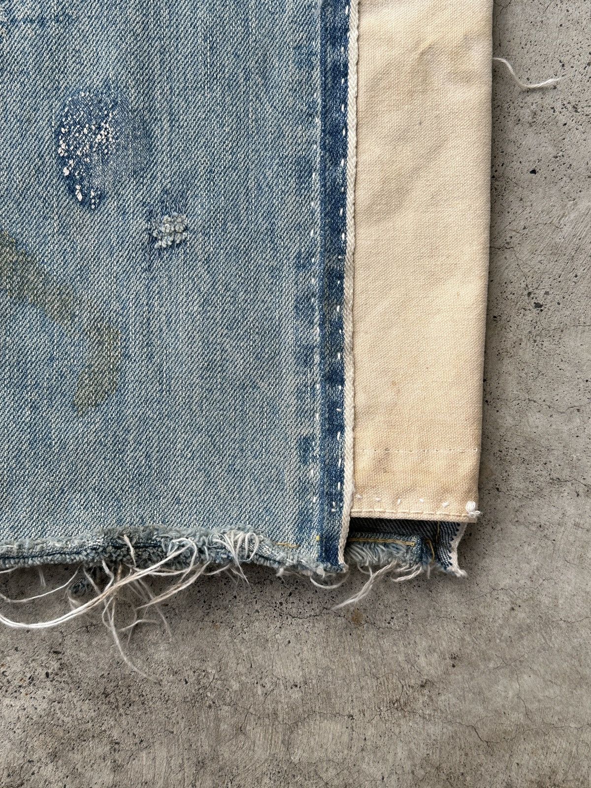 Kapital Kountry Boro Patchwork Denim Track pant Remake Size US 35 - 5 Thumbnail