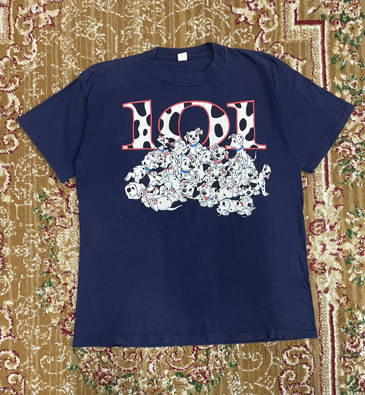 Disney Vintage 90s 101 Dalmatians Disney Size US L / EU 52-54 / 3 - 1 Thumbnail