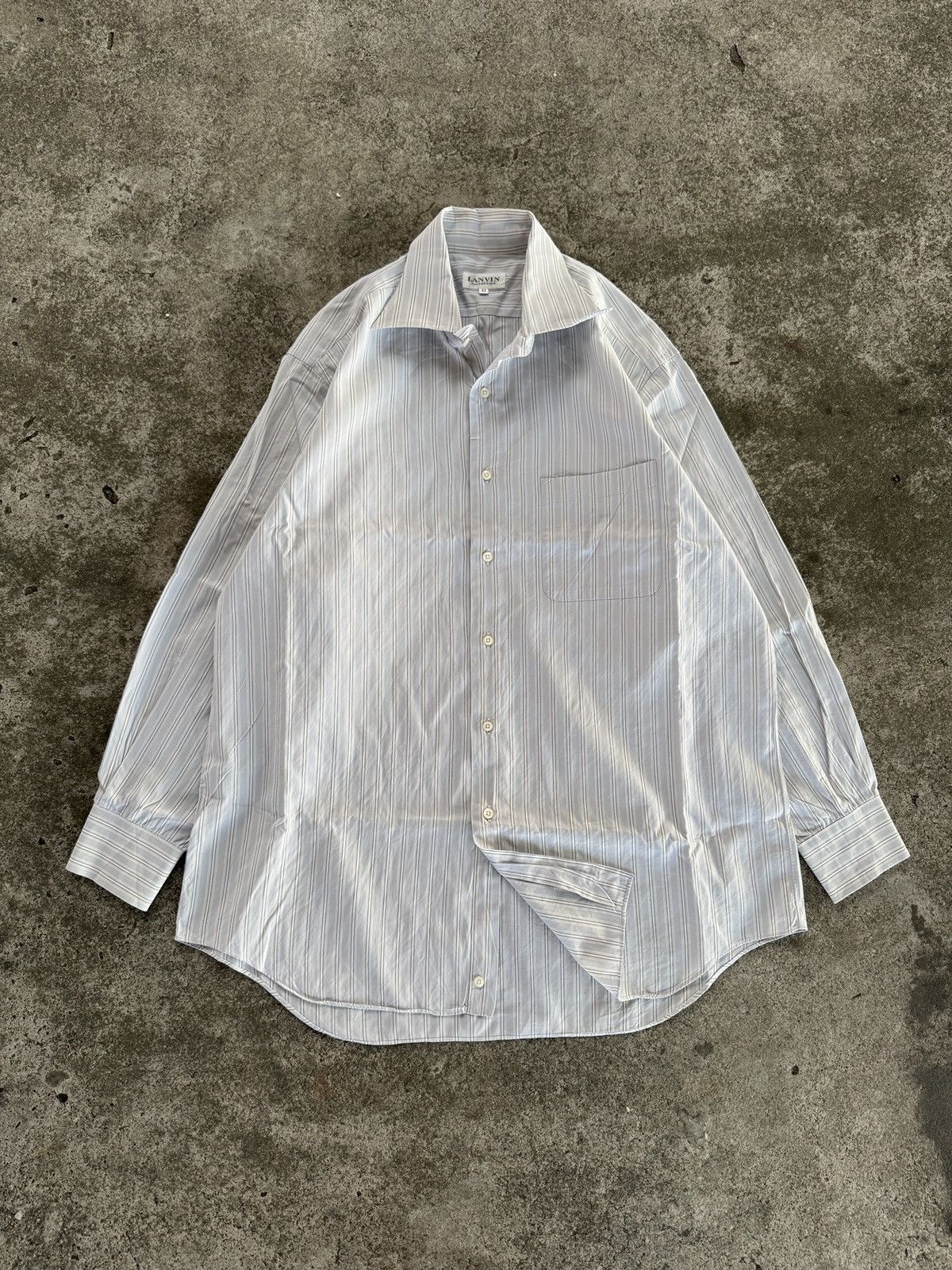 Lanvin Lanvin Striped Collection Shirts Button Ups Size US XXL / EU 58 / 5 - 1 Thumbnail